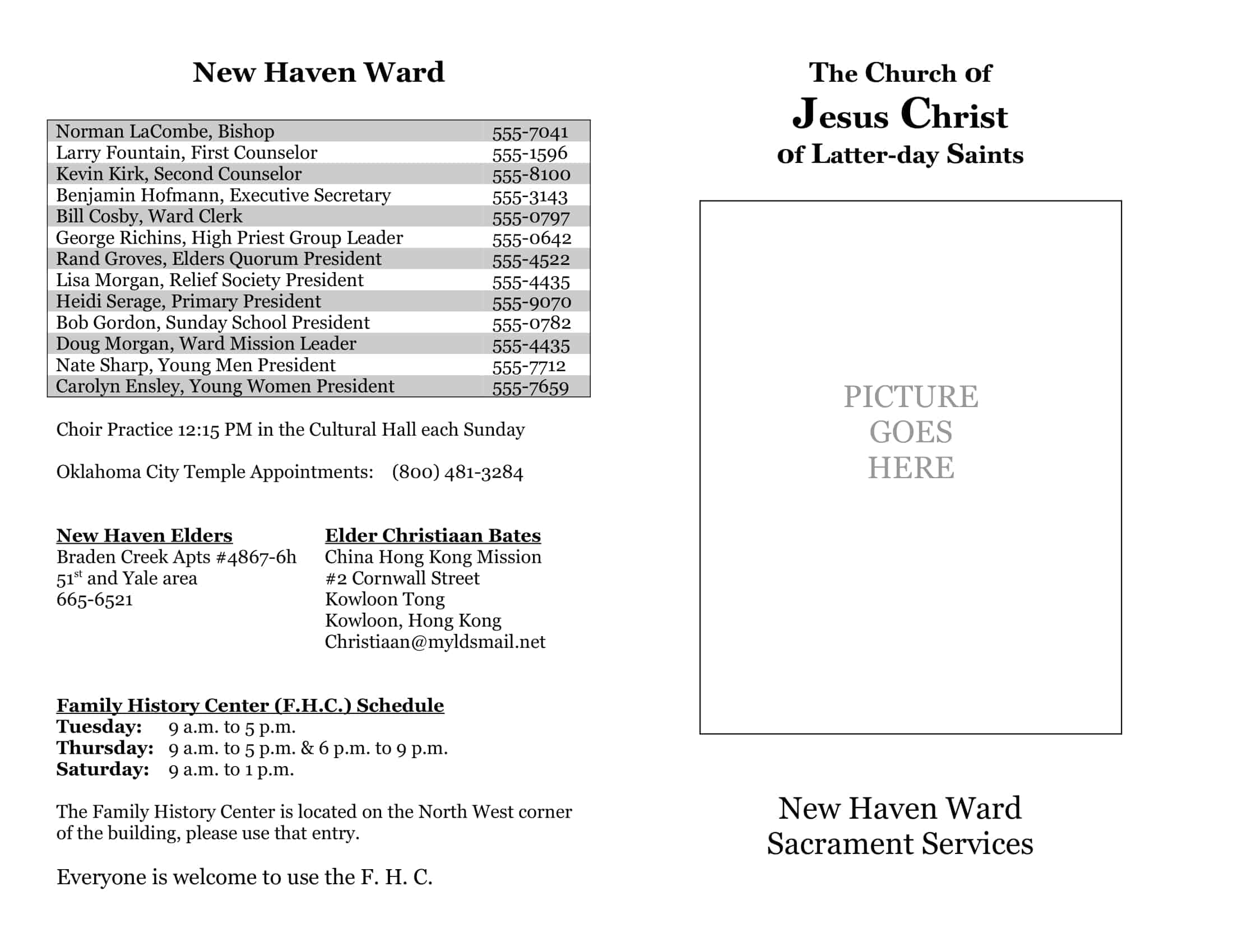 church bulletins church bulletins