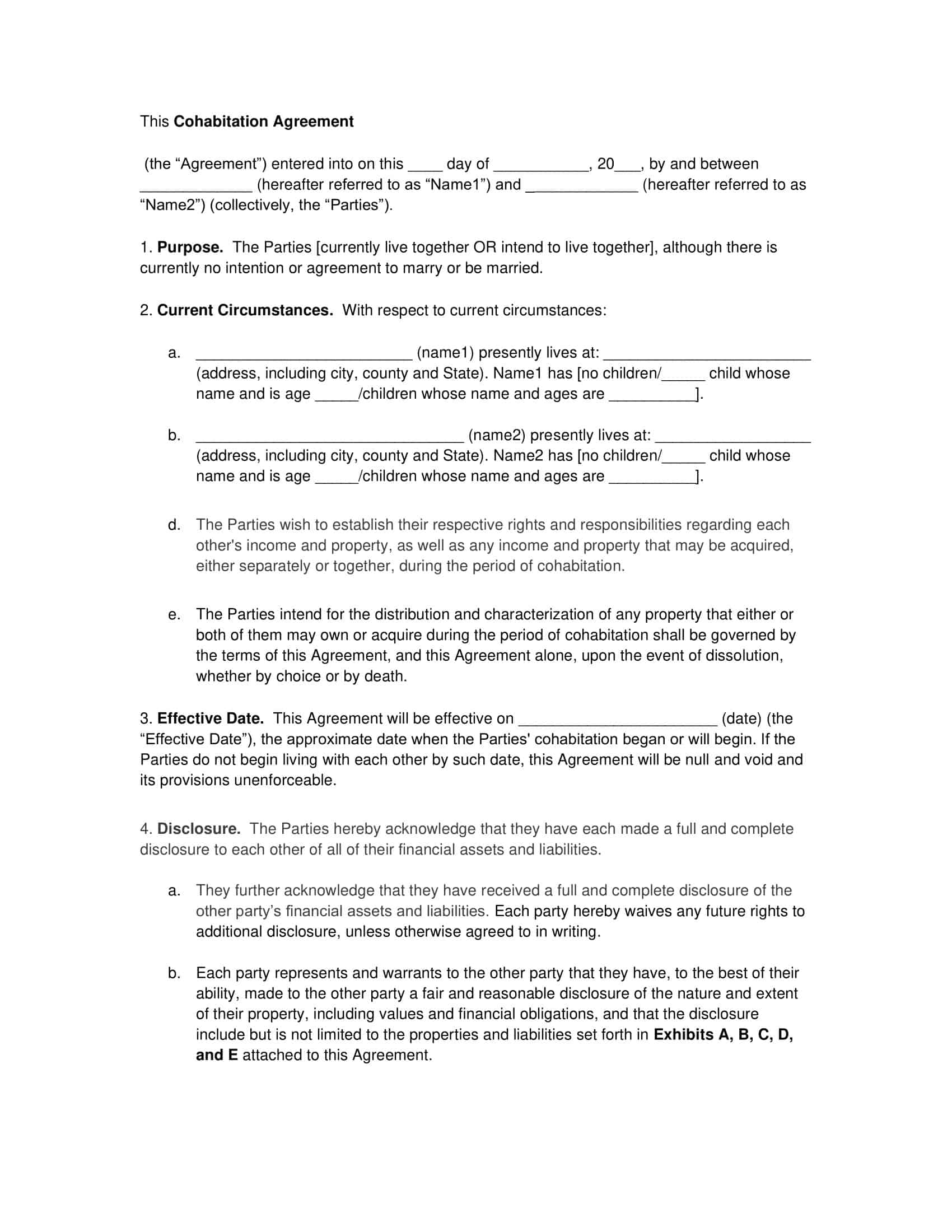 cohabitation agreement colorado cohabitation agreement colorado