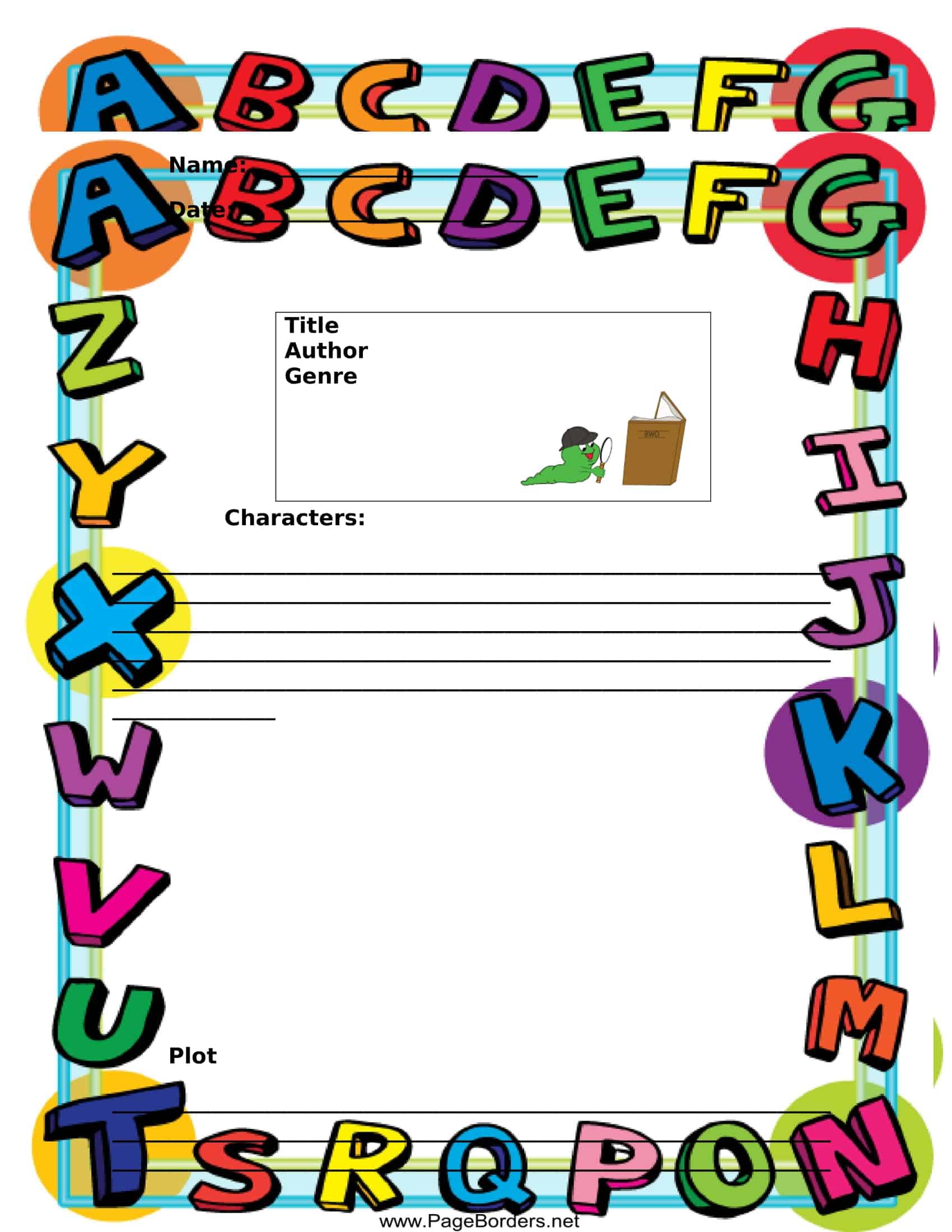 college book report template college book report template