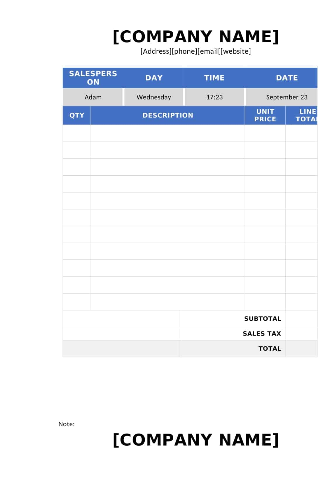 commercial invoice template commercial invoice template