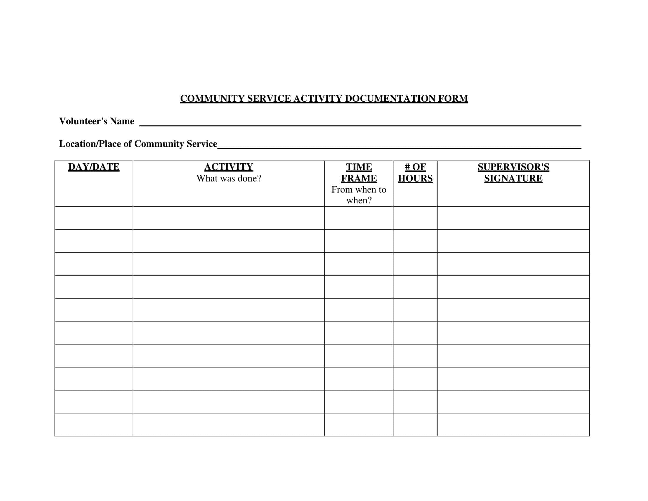 Community Service Log Sheet Print community-service-log-sheet-print