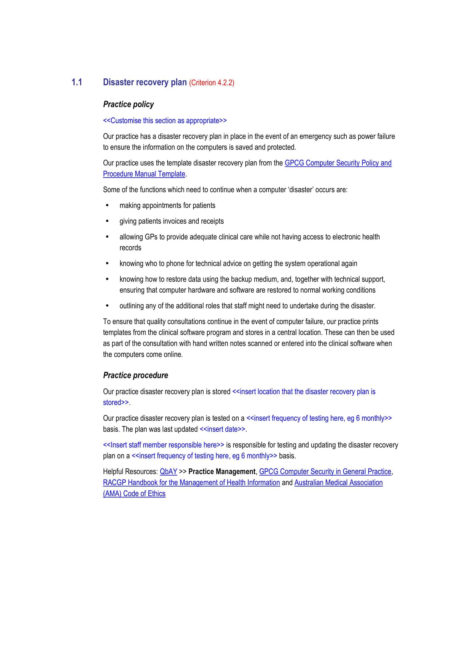 company disaster recovery plan company disaster recovery plan