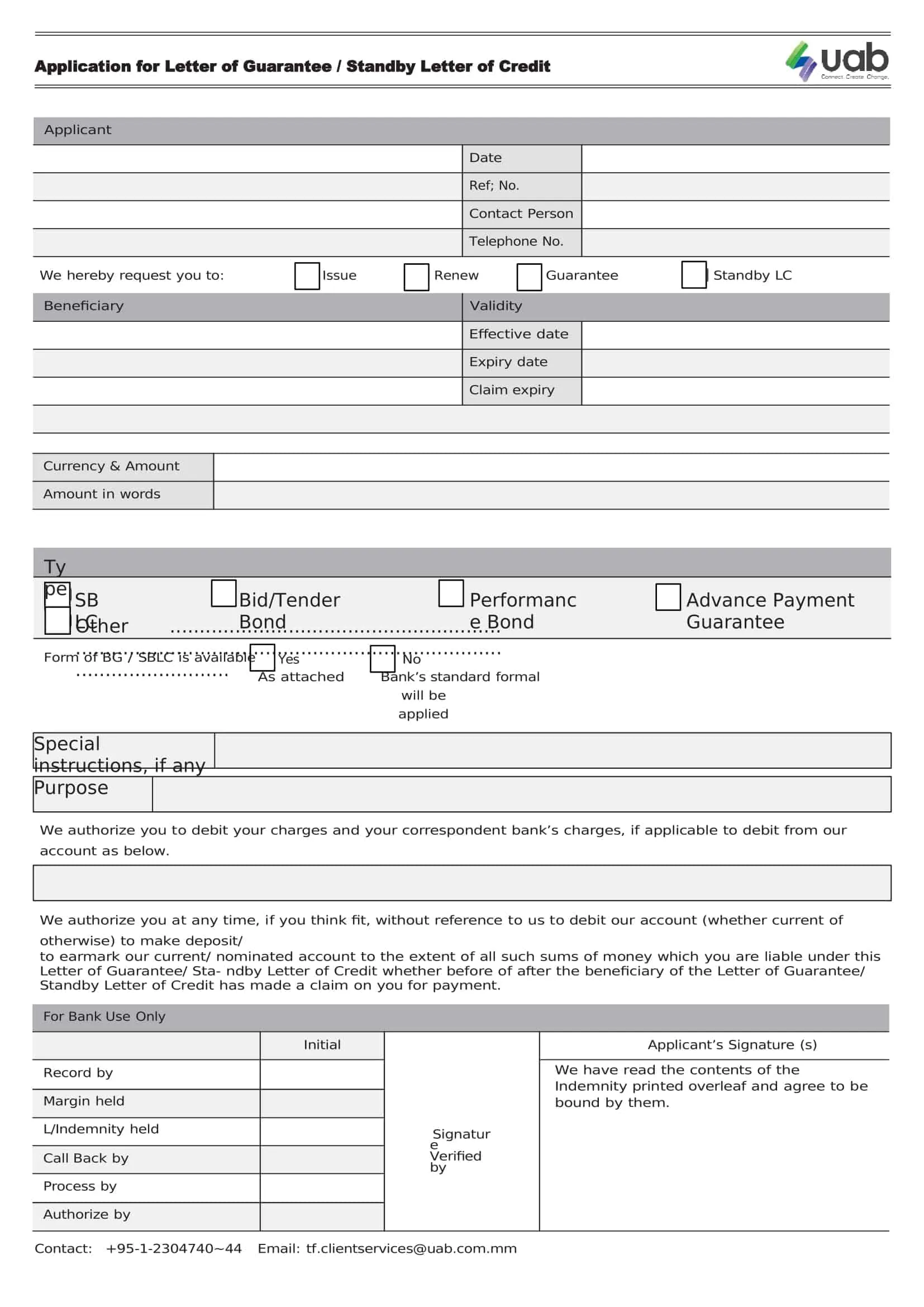 company letter of guarantee company letter of guarantee