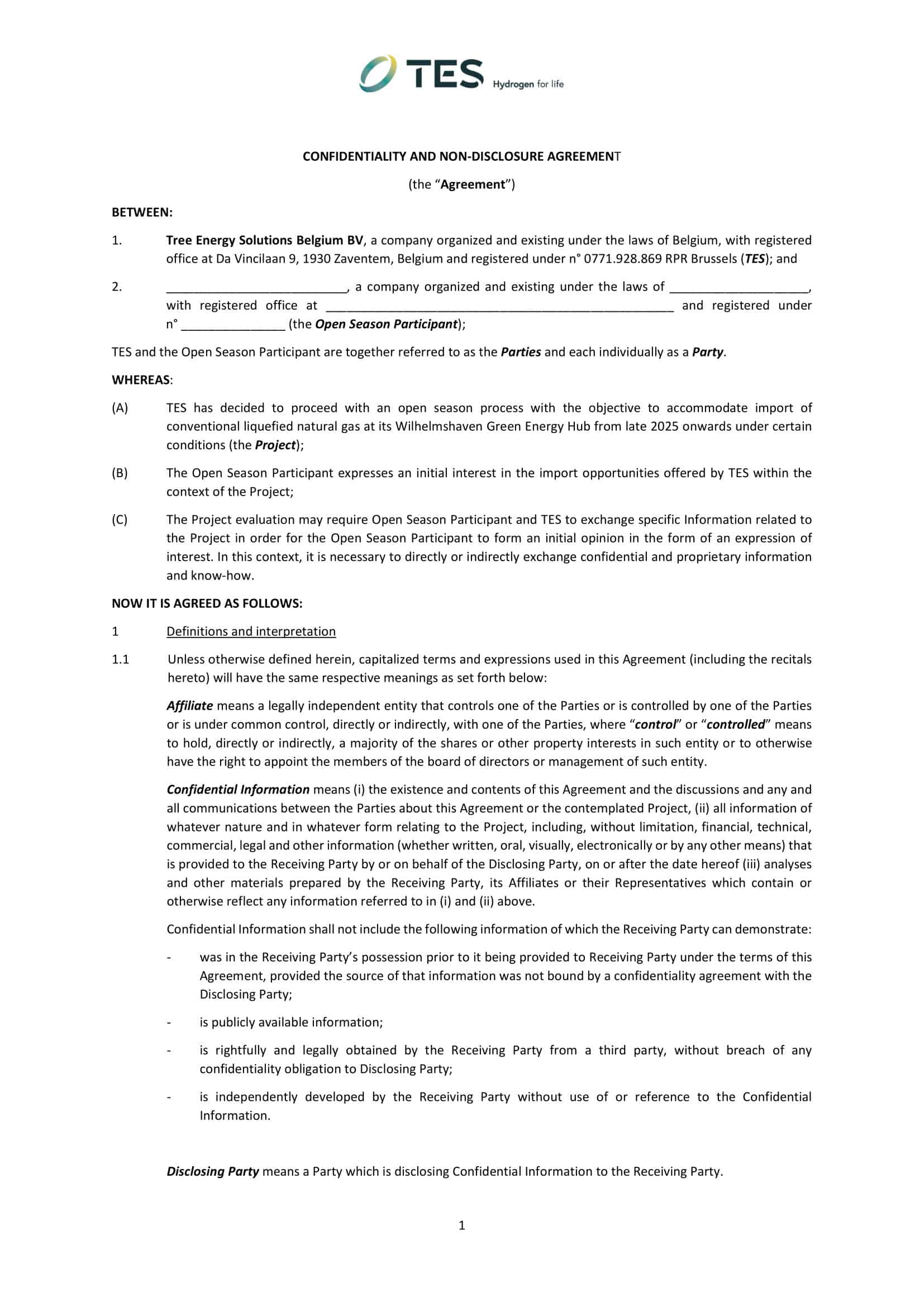 confidentiality non disclosure agreement confidentiality non disclosure agreement