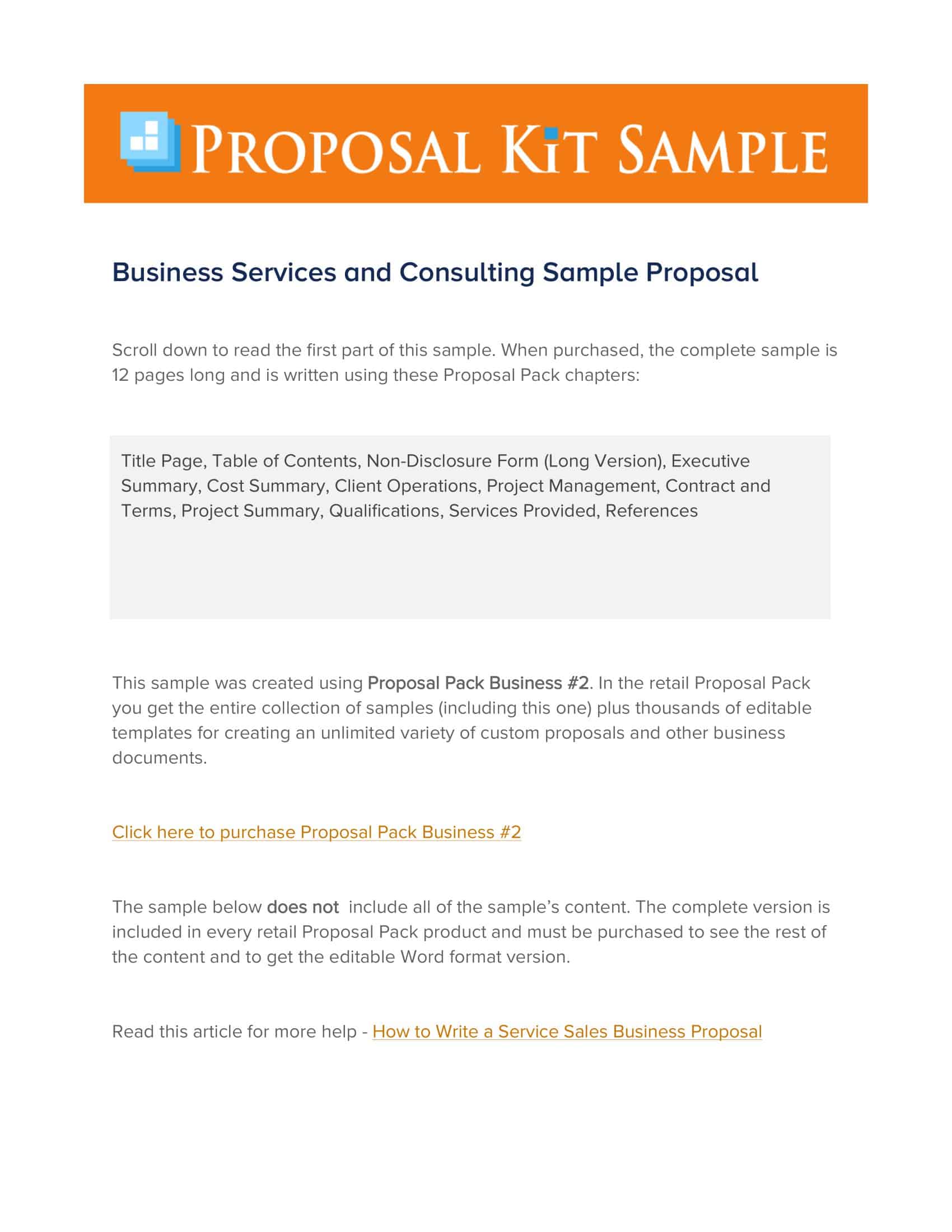 consulting proposals consulting proposals