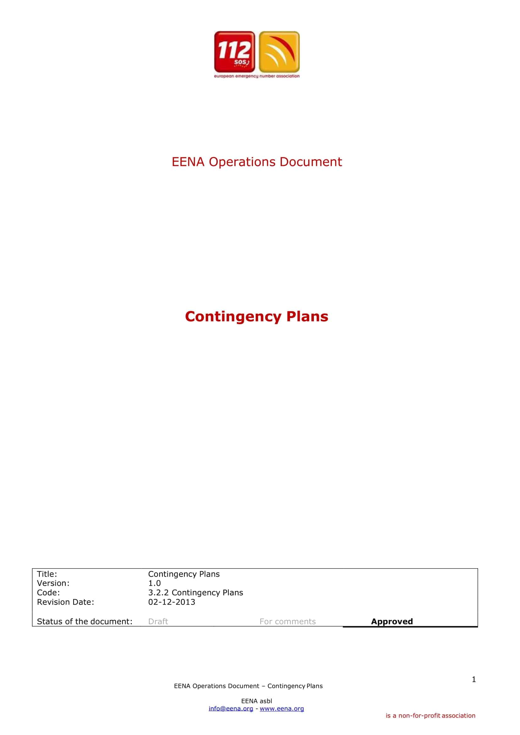 contingency plans definition contingency plans definition