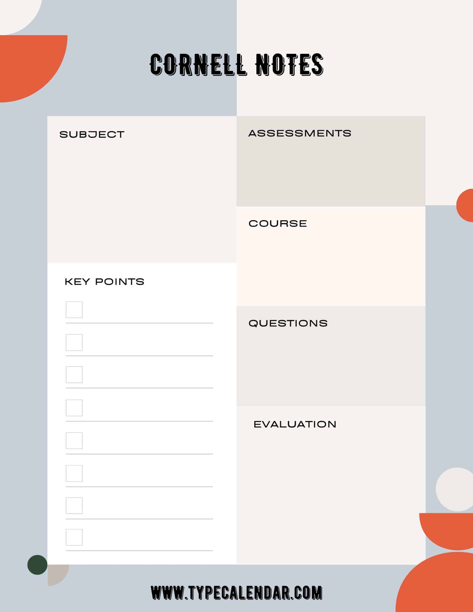 cornell note cornell note