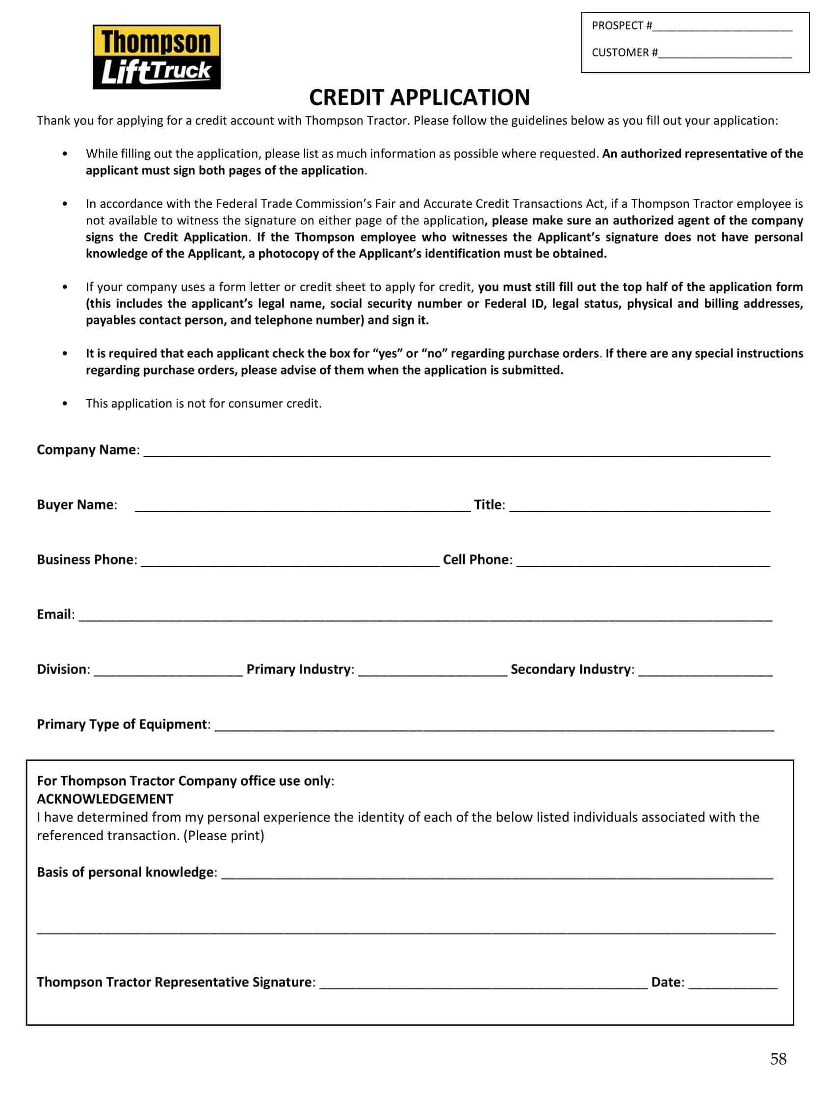 customer credit application form pdf customer credit application form pdf