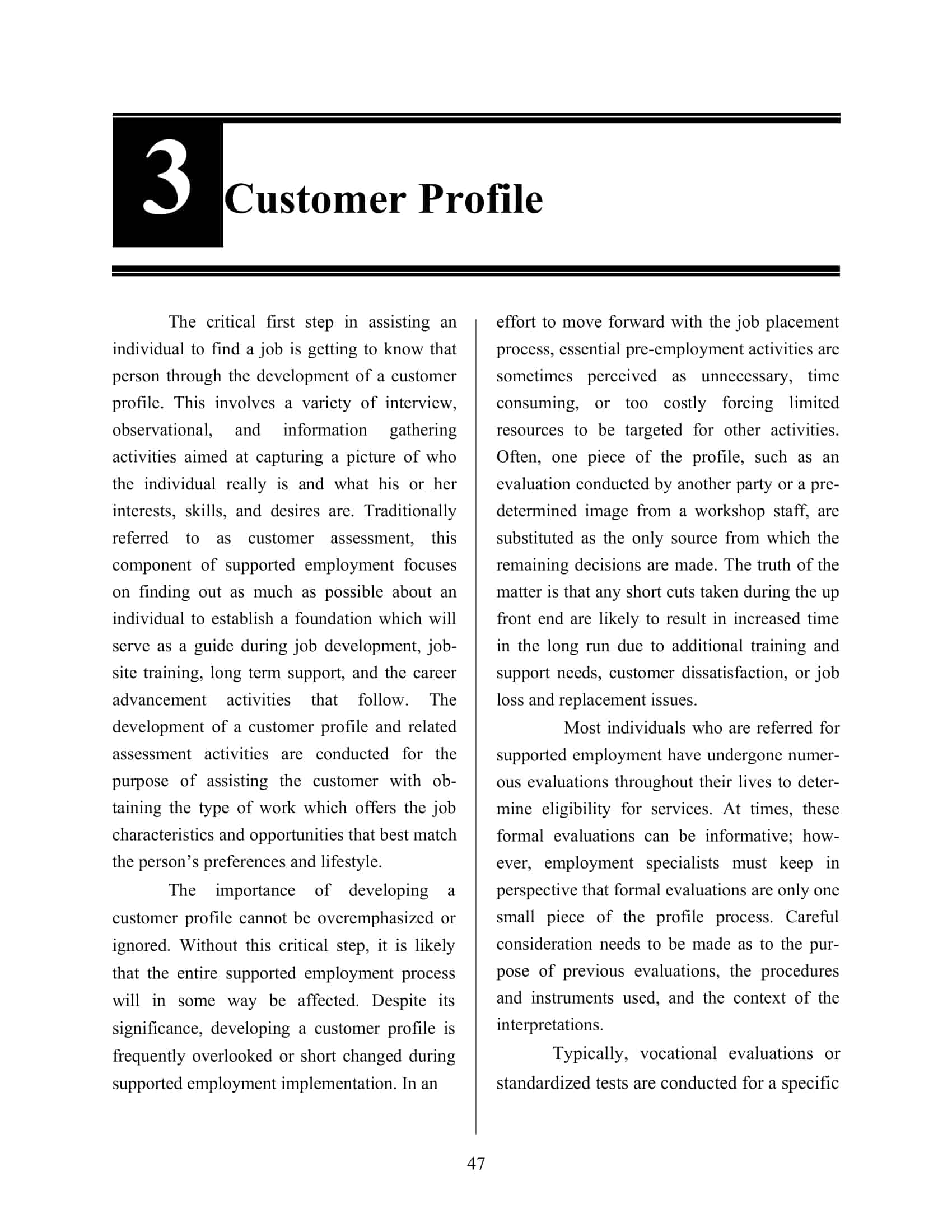 customer profile template customer profile template