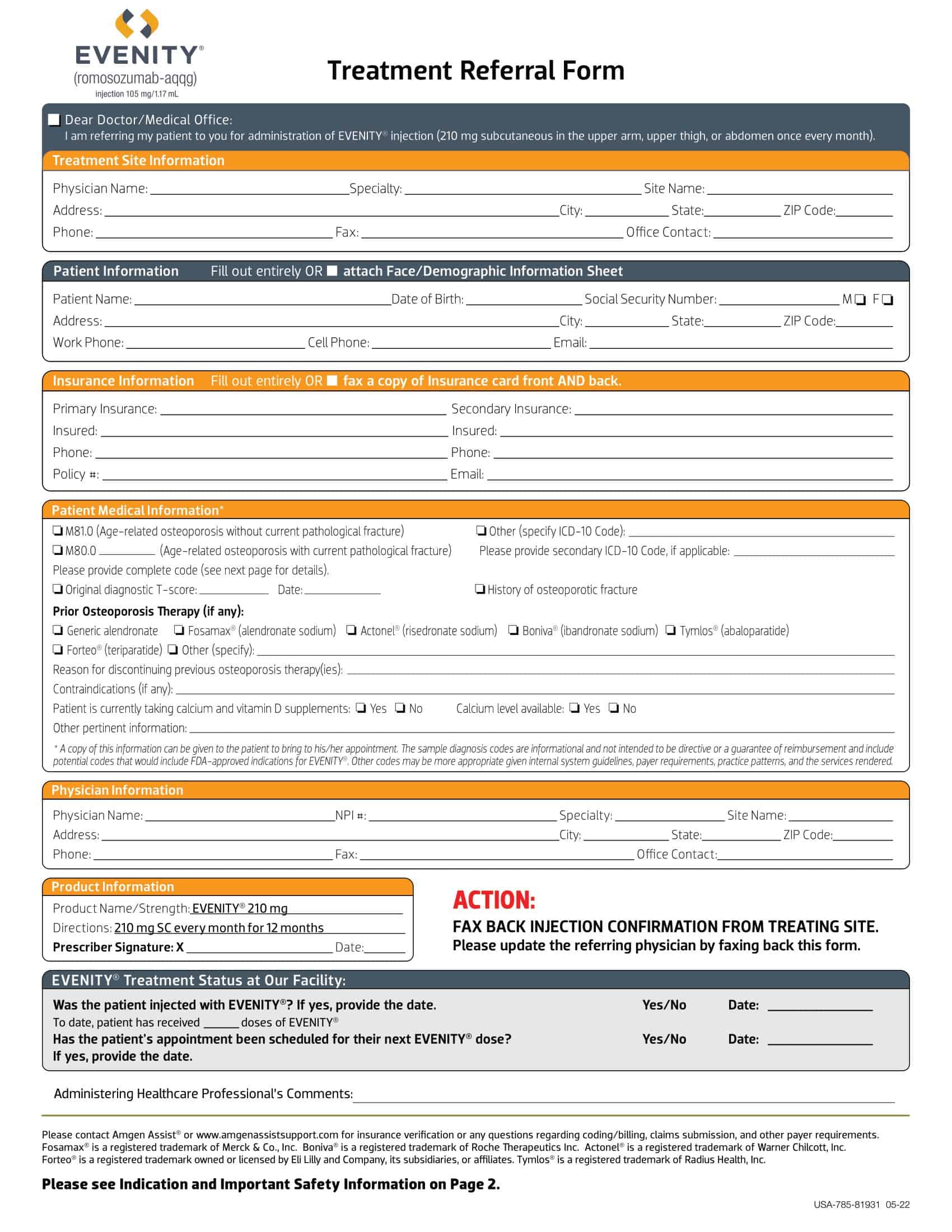 Free Printable Referral Form Templates [Word, PDF] Medical, Mental Health