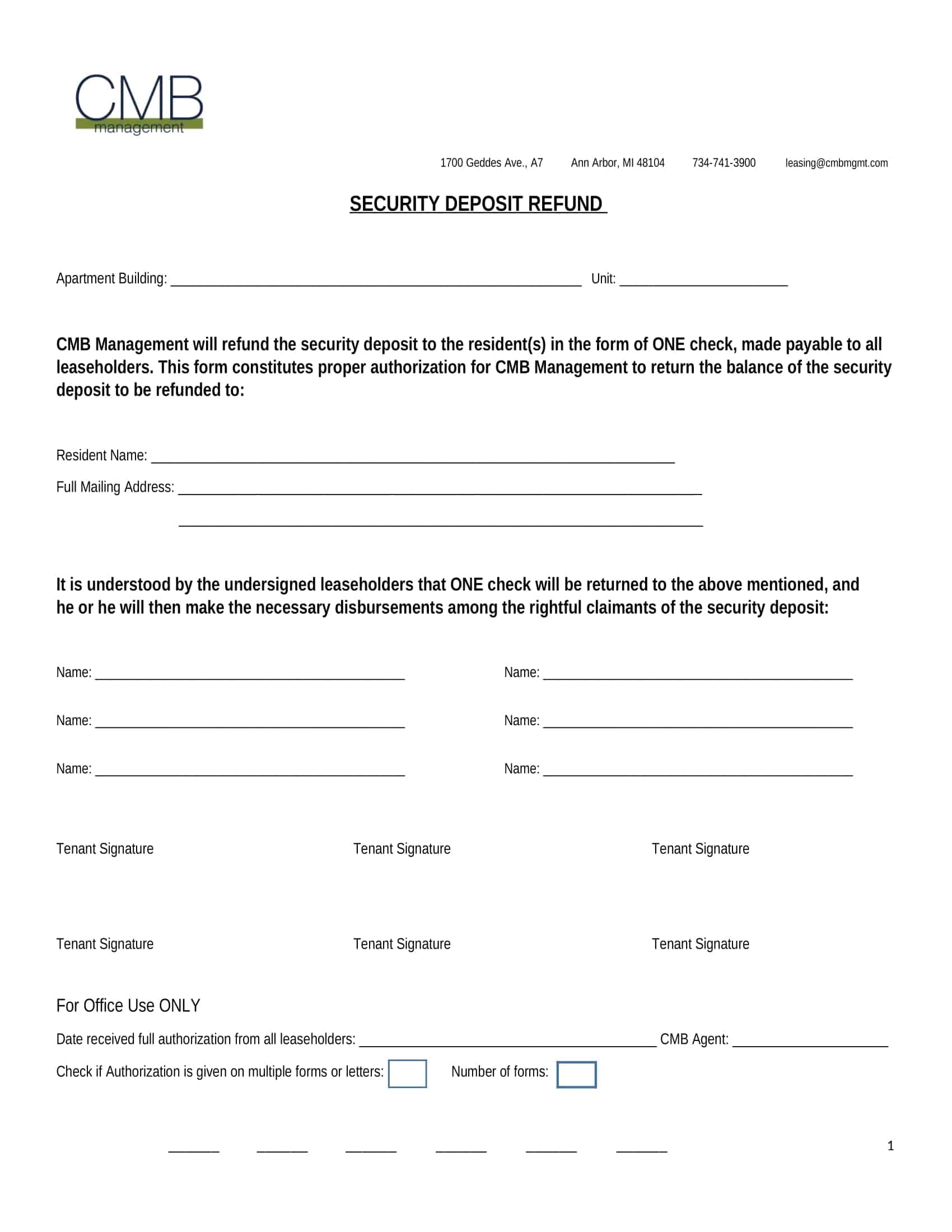 do security deposits get returned do security deposits get returned