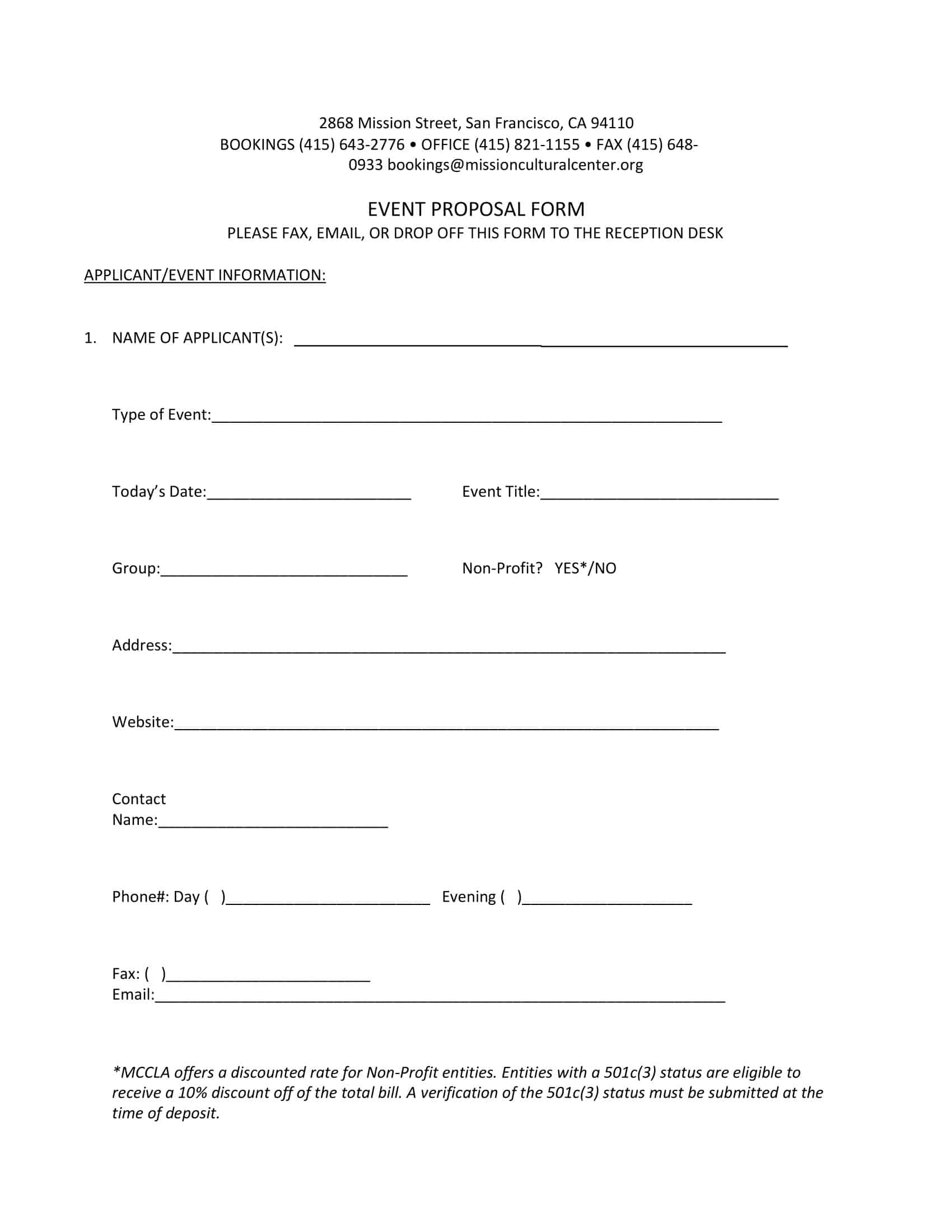 event management proposal example event management proposal example