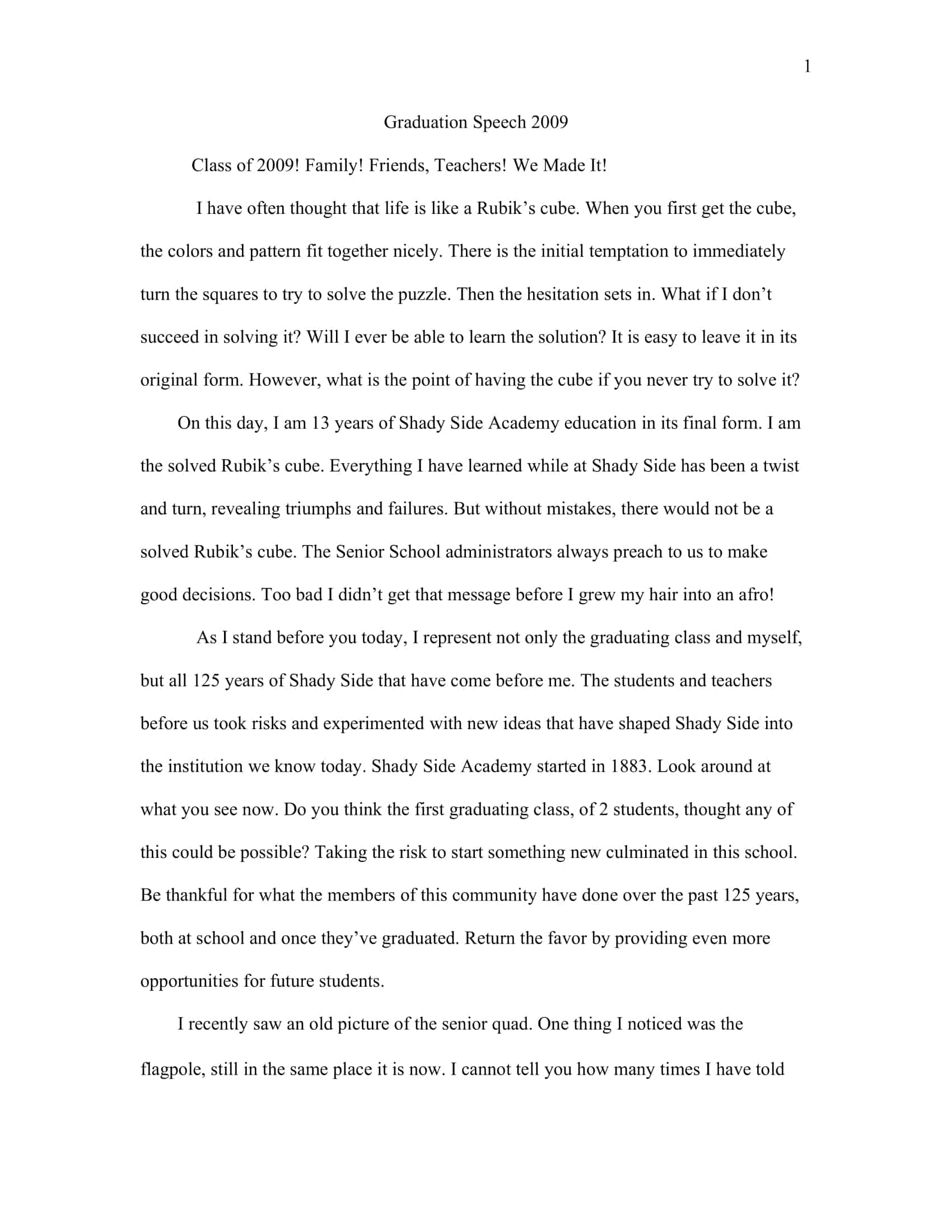 example graduation speeches example graduation speeches