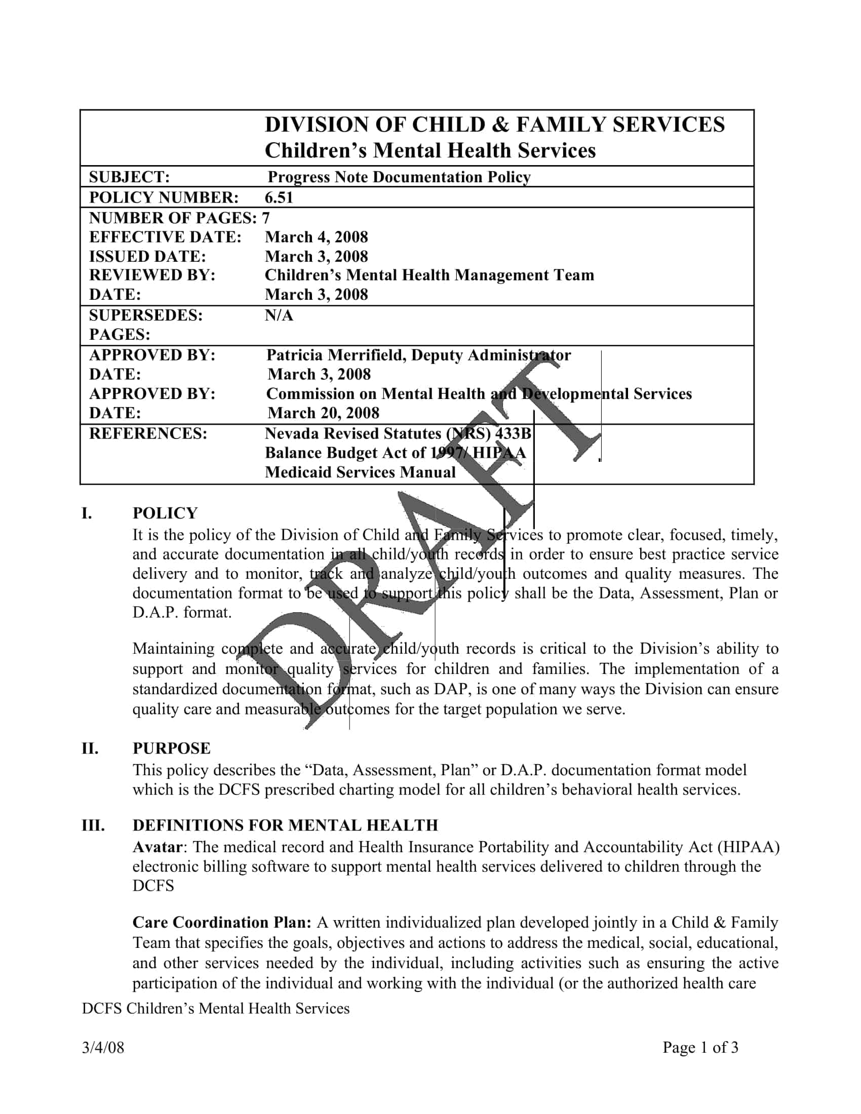 Free printable dap notes templates pdf word case management