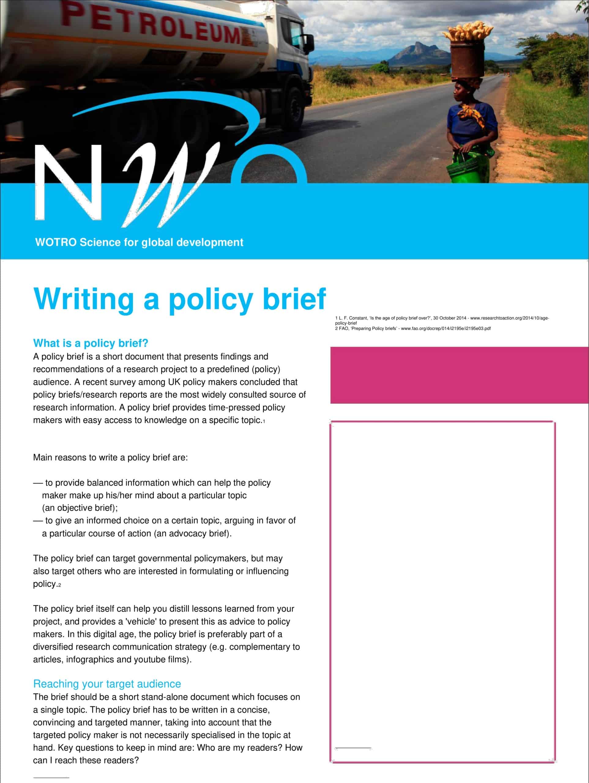 executive summary policy brief example executive summary policy brief example