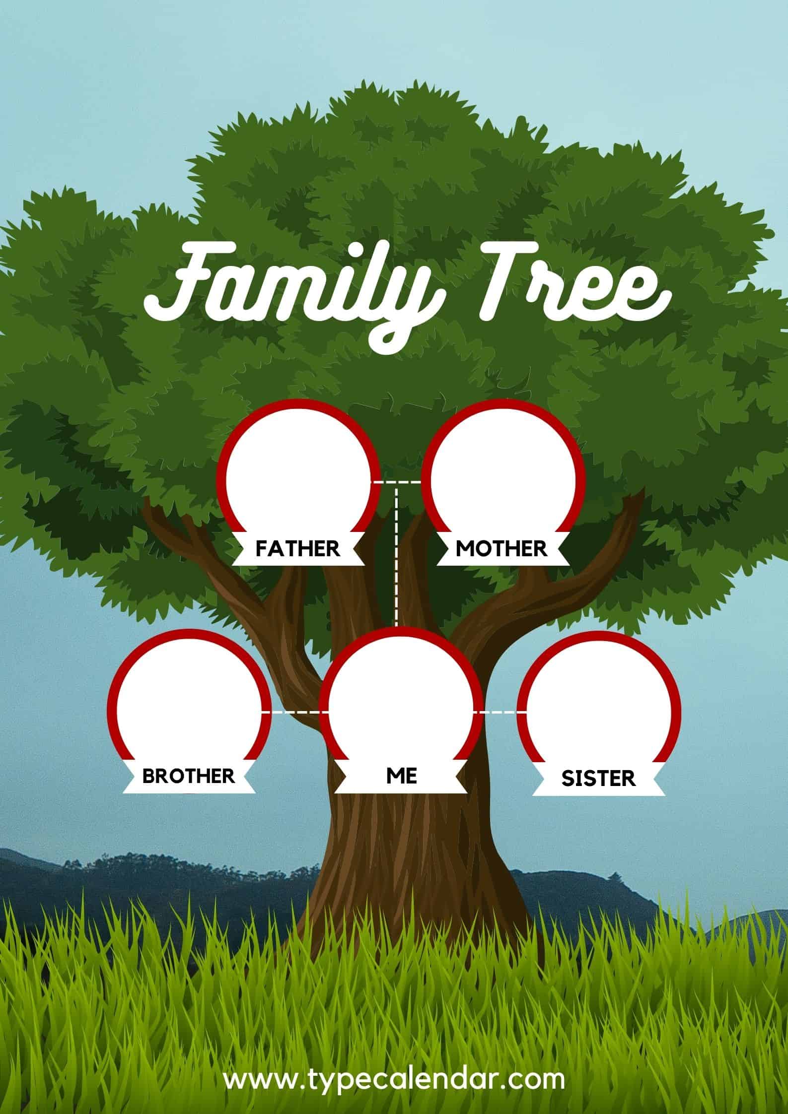 Free Family Tree Template Printable Free Family Tree Template Printable