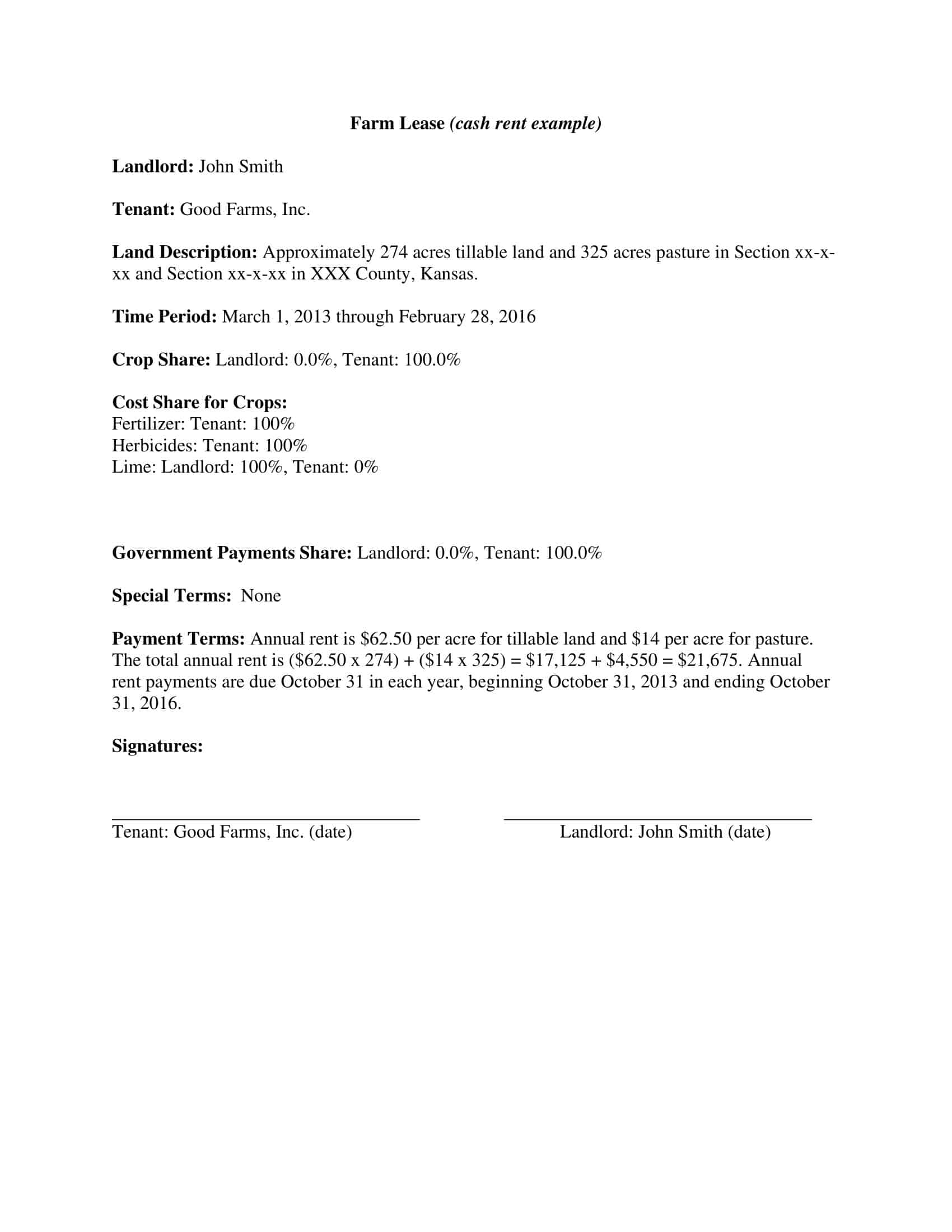 farm land lease agreement pdf farm land lease agreement pdf