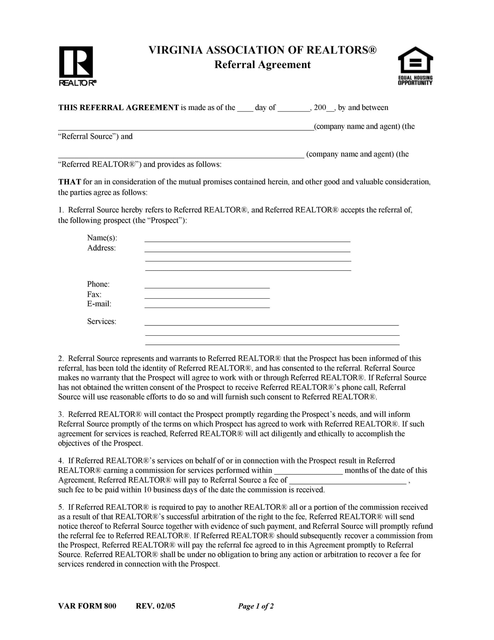 fast expert referral agreement fast expert referral agreement