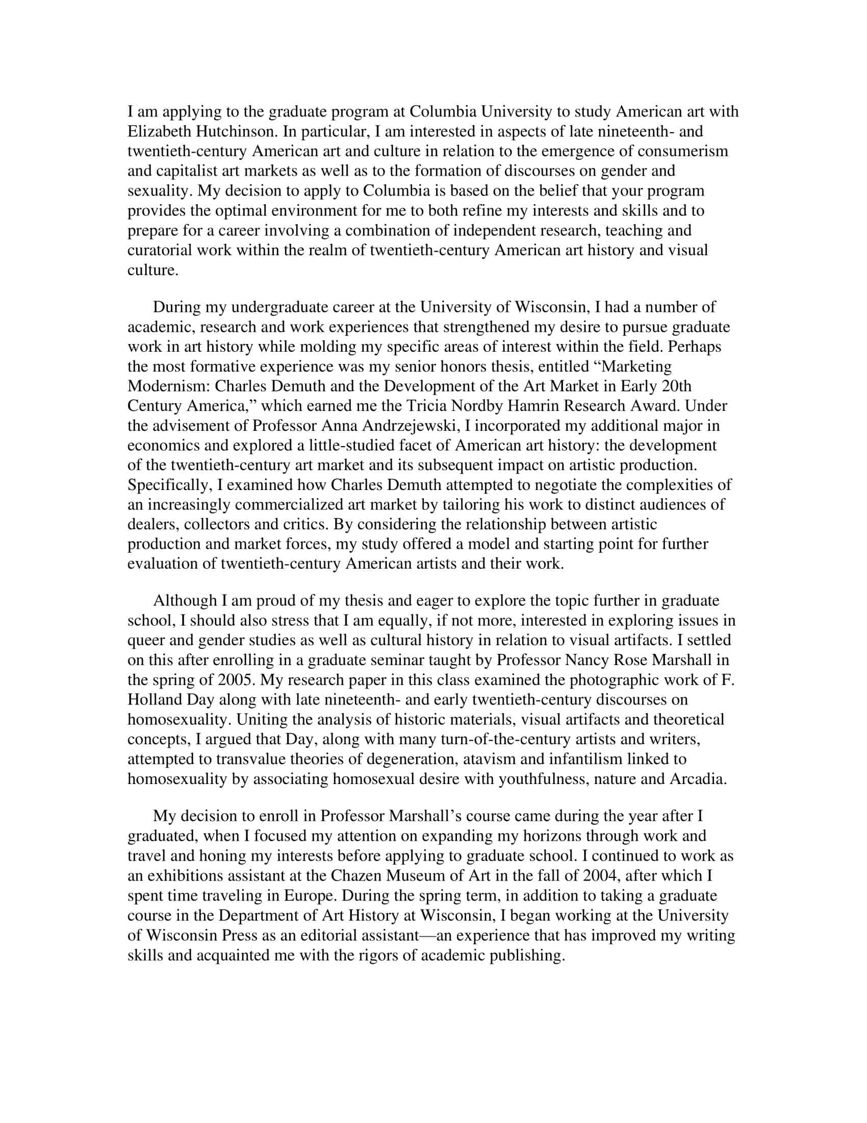 format for a letter of intent graduate school format for a letter of intent graduate school