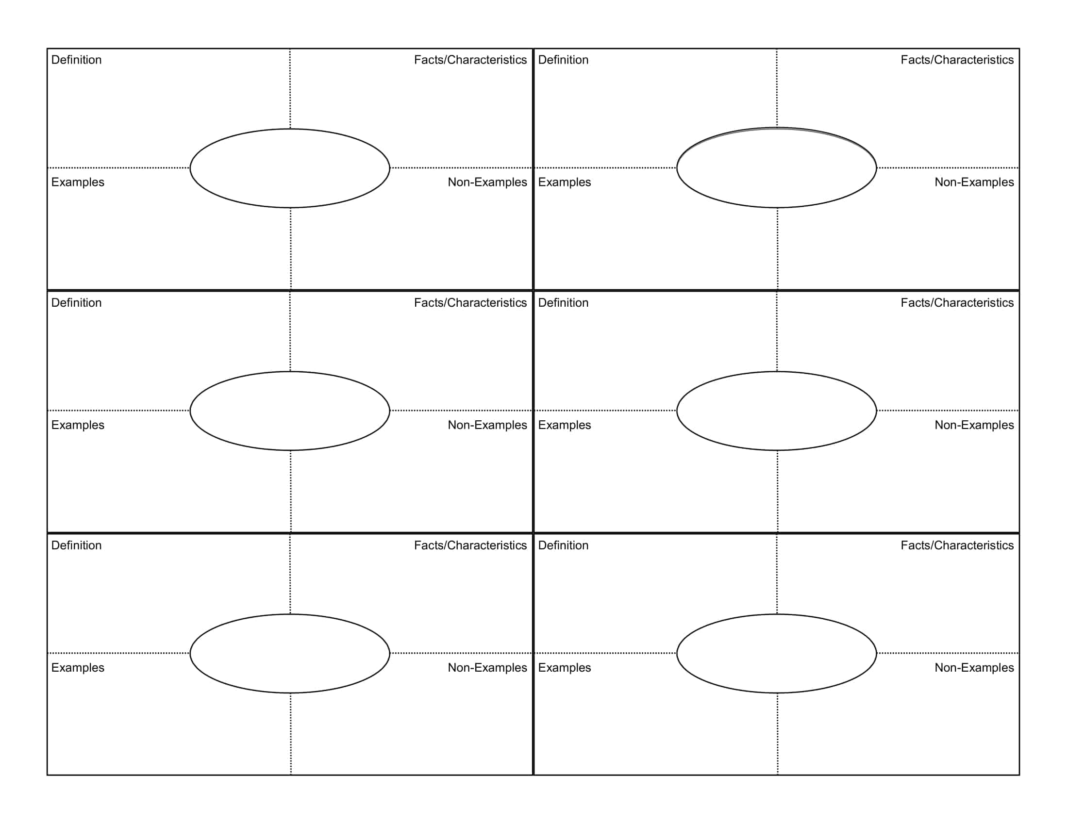 Free Printable Frayer Model Templates Word PDF Editable Vocabulary Free Printable Frayer Model Templates Word PDF Editable Vocabulary