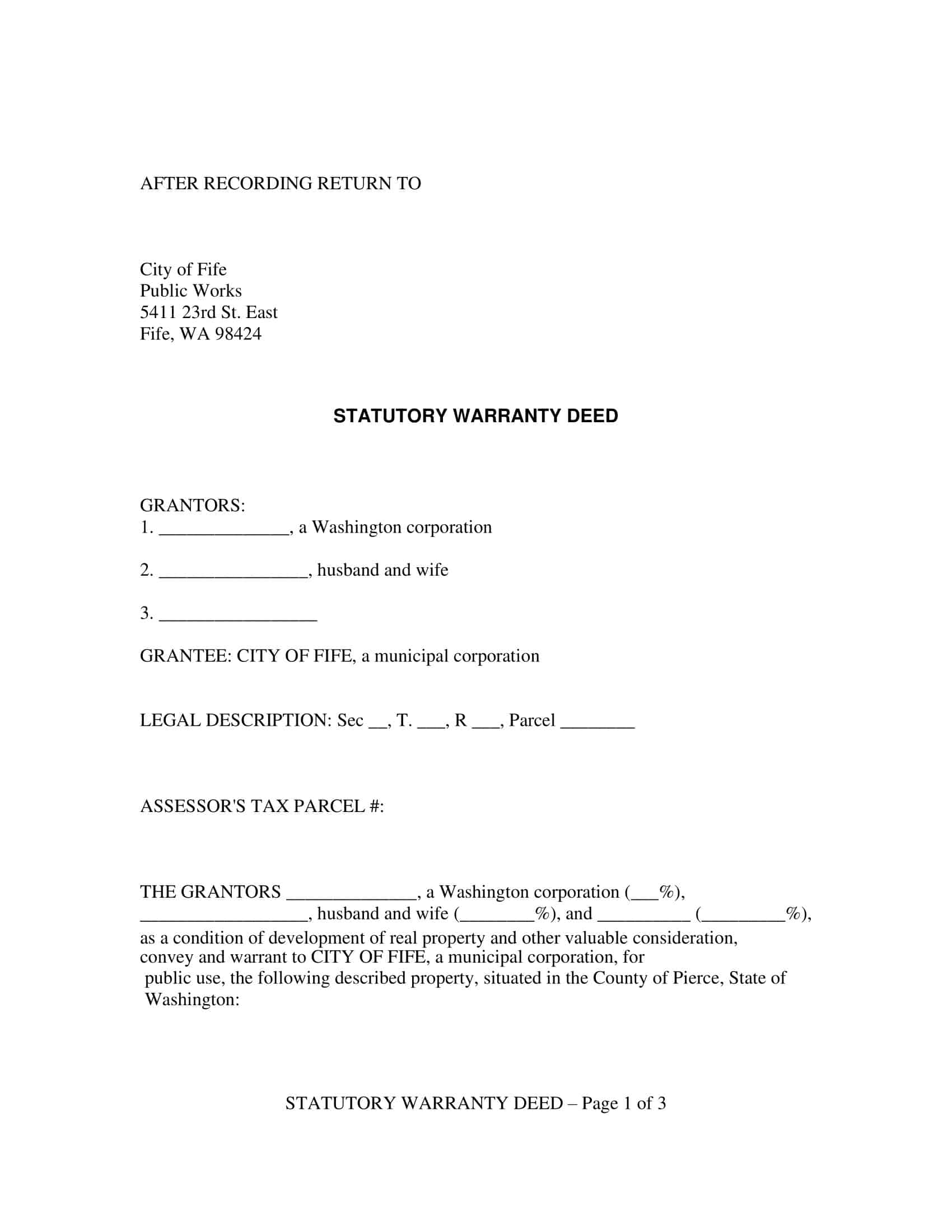 free blank warranty deed free blank warranty deed