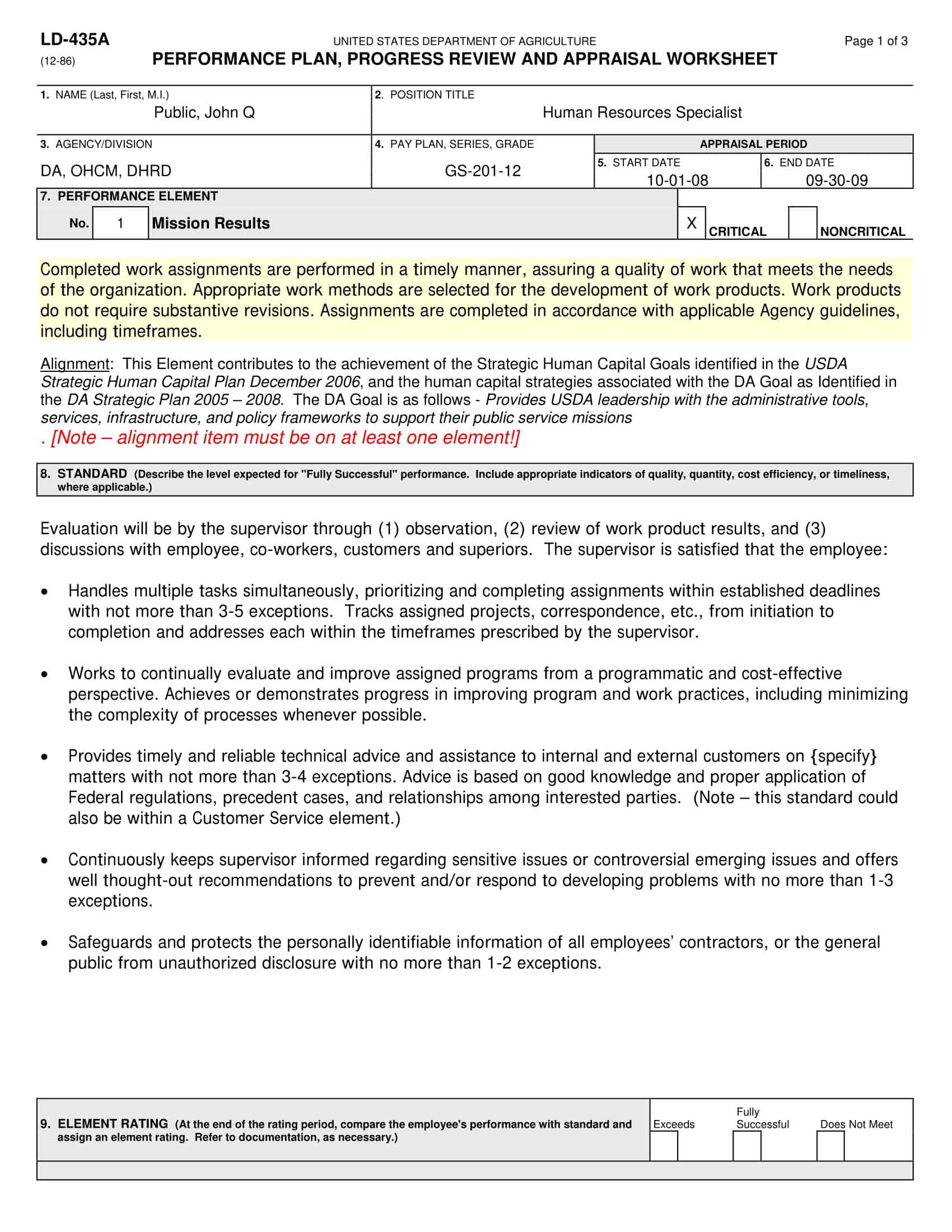 free employee evaluation form free employee evaluation form