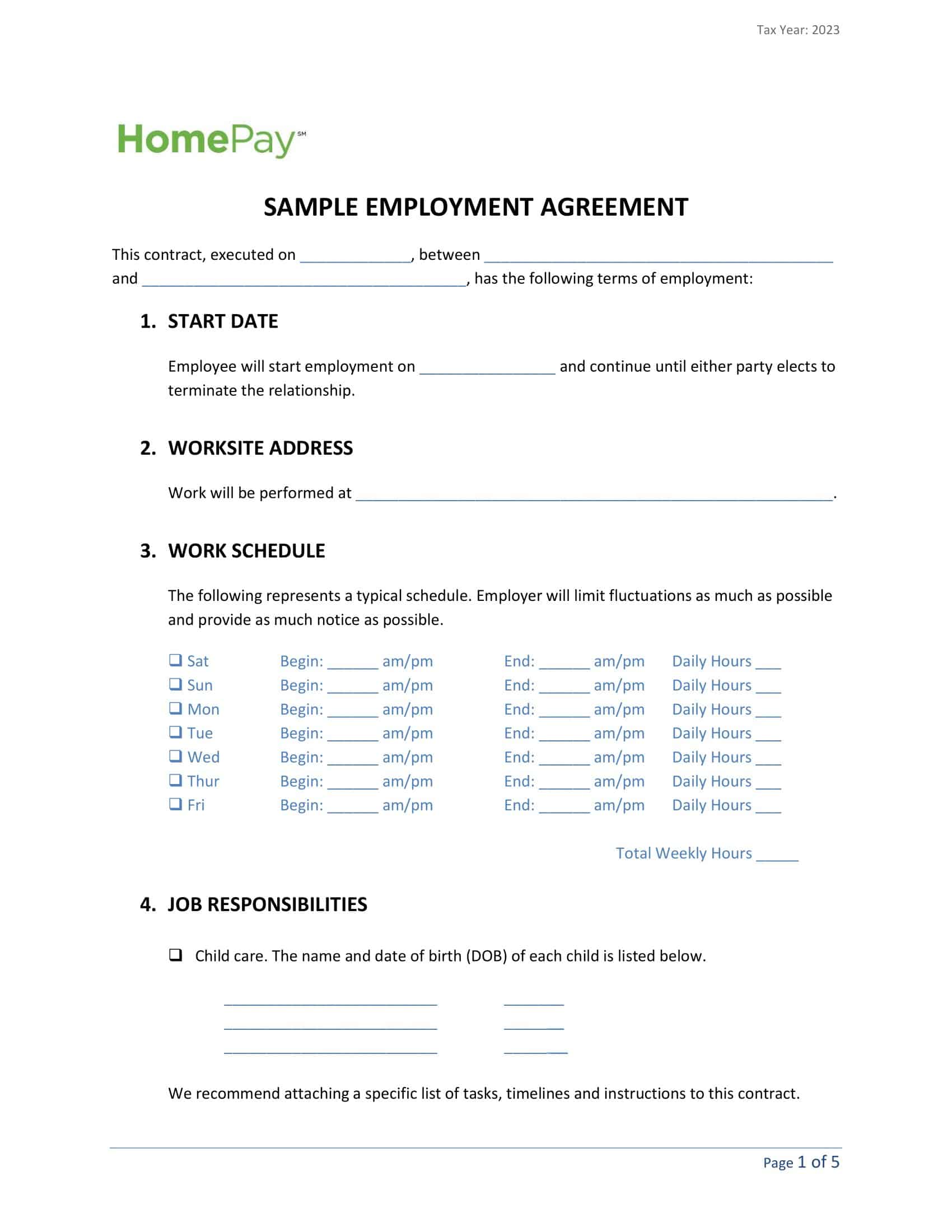 free employer contracts free employer contracts