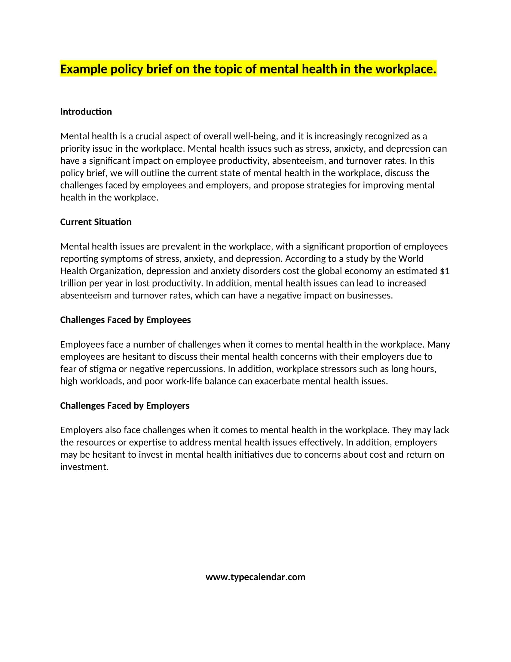 free example policy brief blank free example policy brief blank