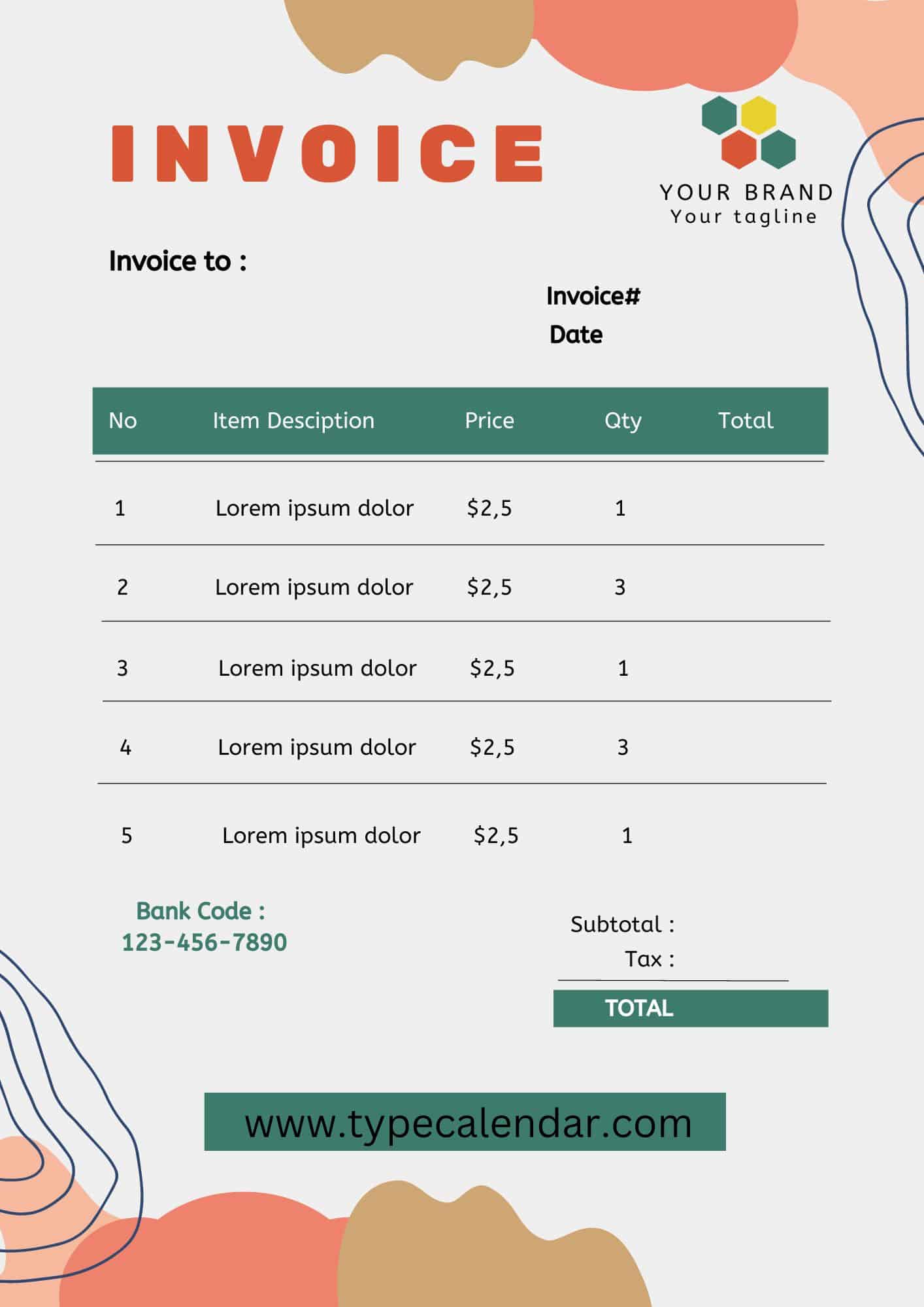 free invoice template download free invoice template download
