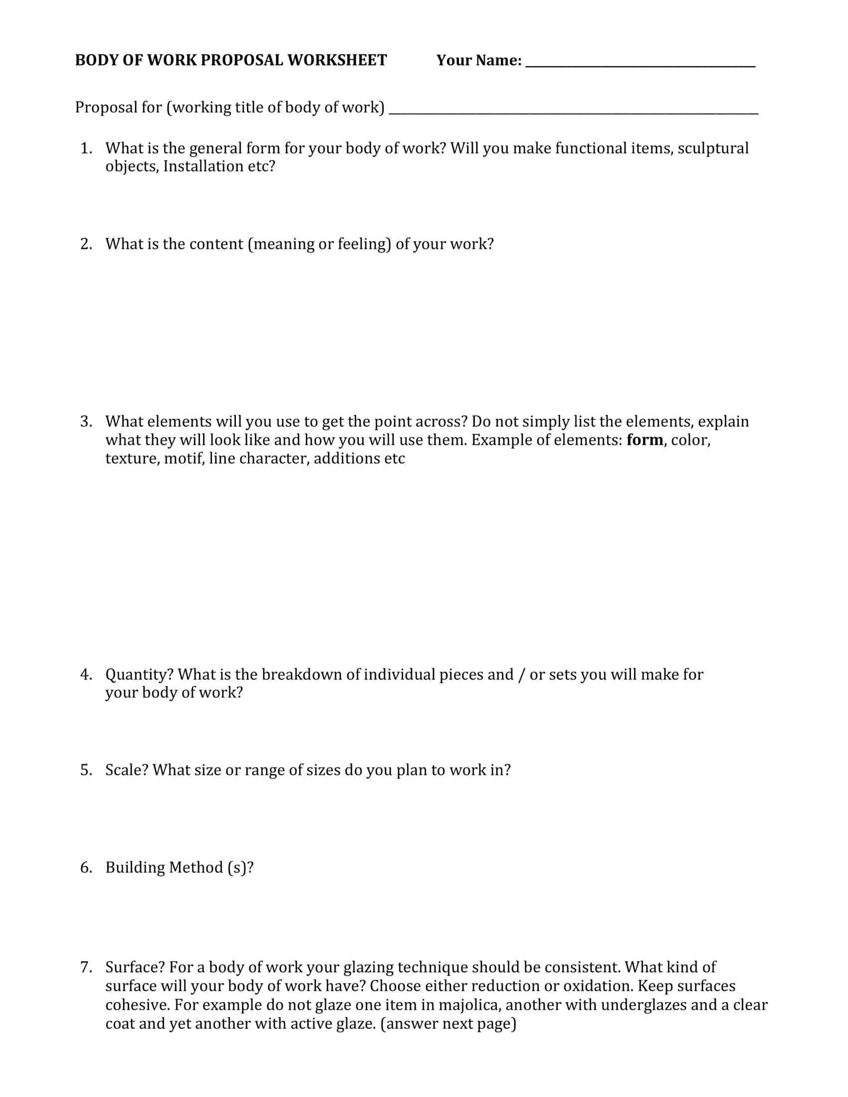 free job proposal forms free job proposal forms