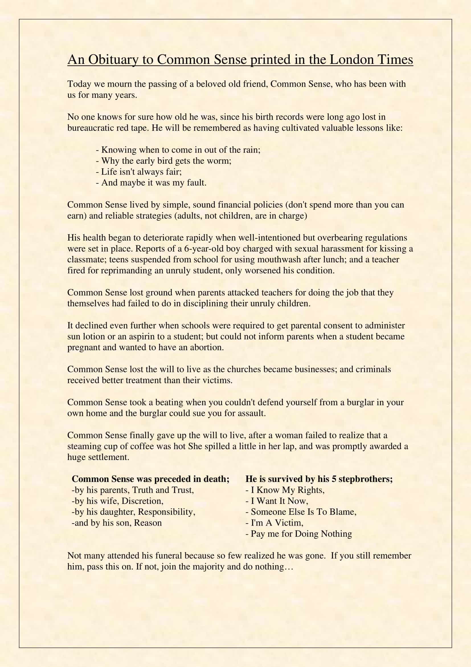 free obituary templates free obituary templates