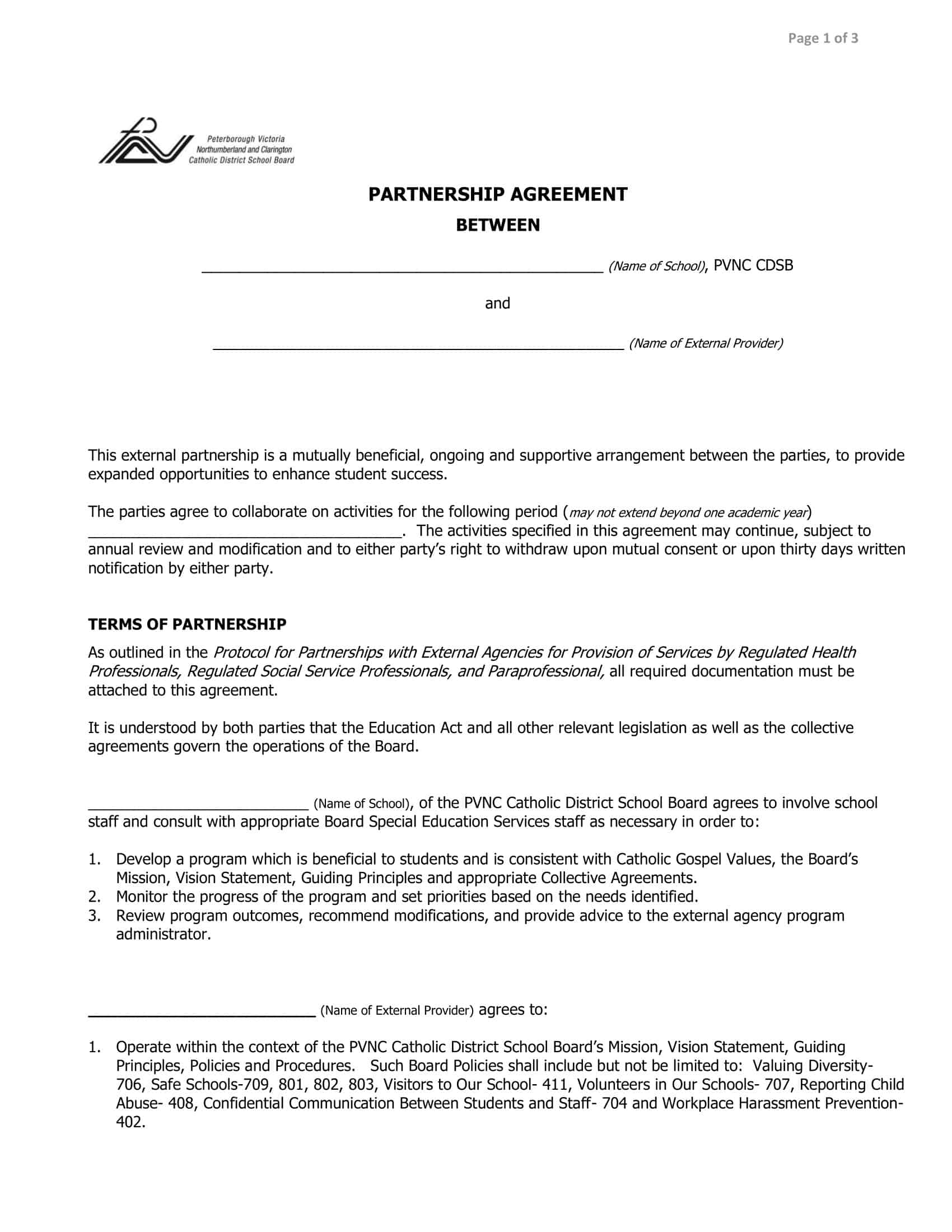 free partnership agreement template word free partnership agreement template word