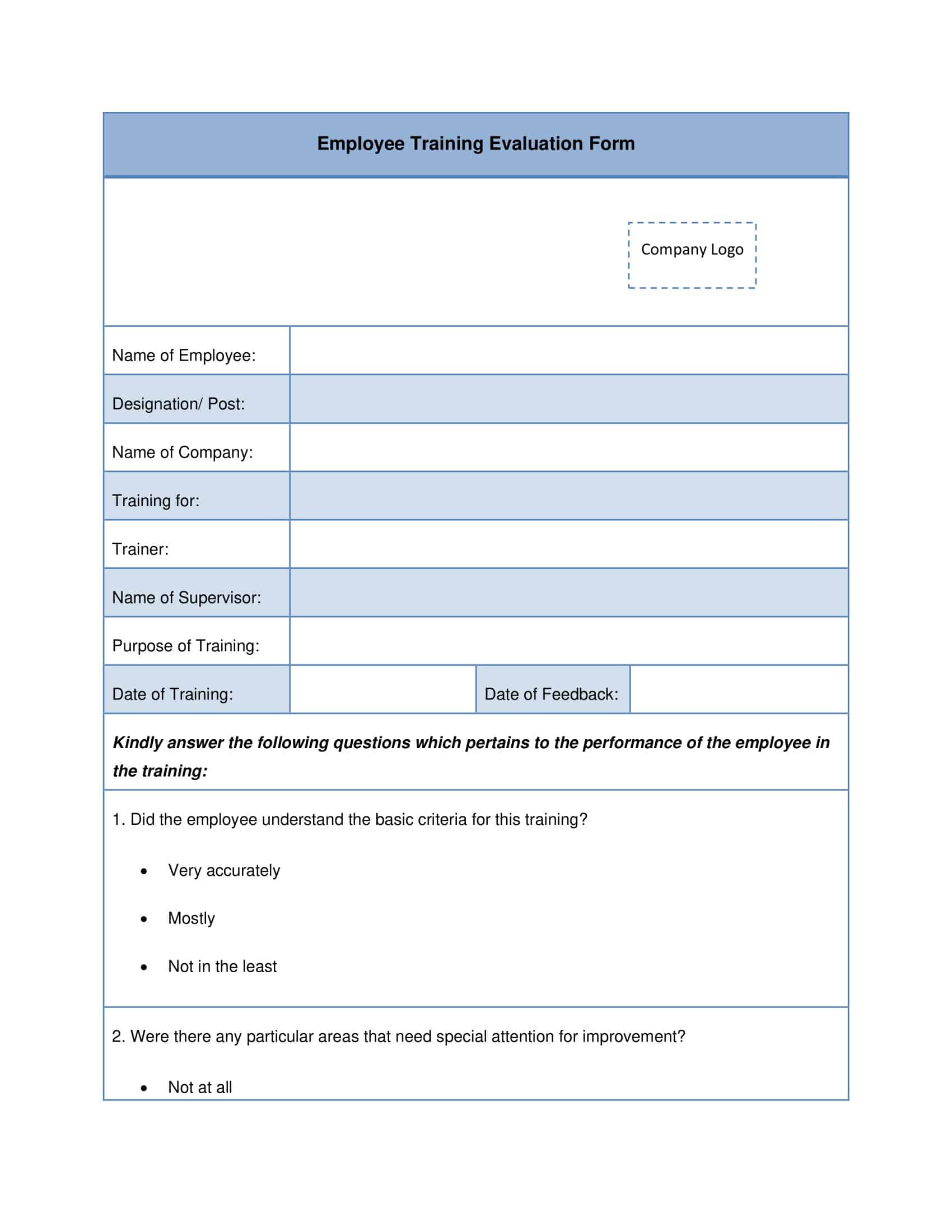 free printable employee evaluation forms free printable employee evaluation forms