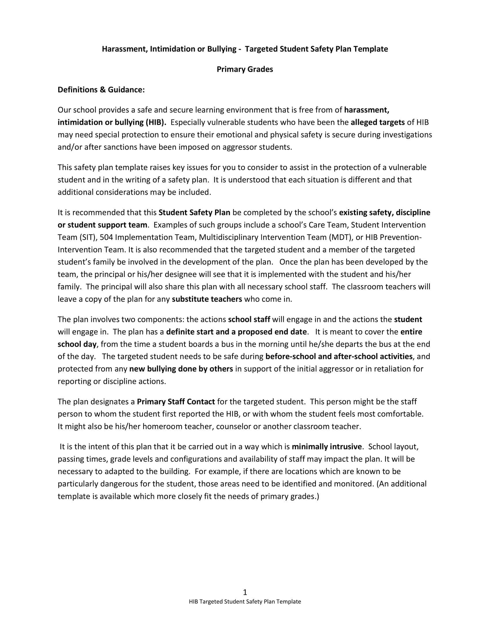 free student safety plan free student safety plan