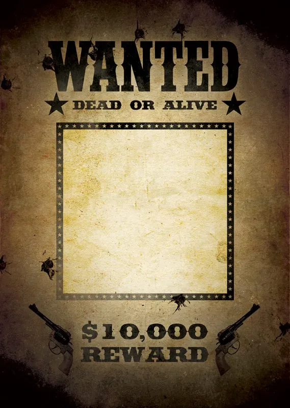 free wanted poster template free wanted poster template