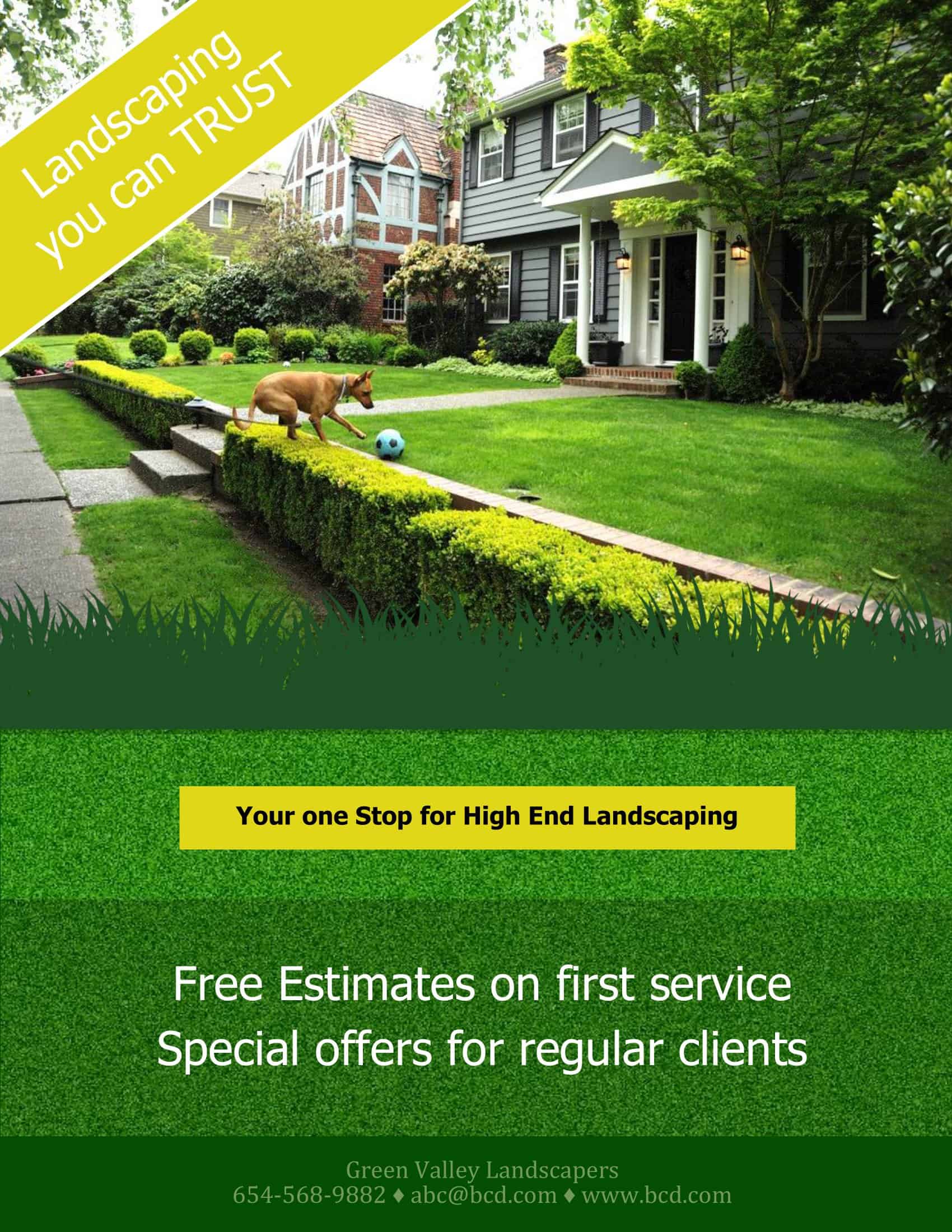good lawn care flyers good lawn care flyers