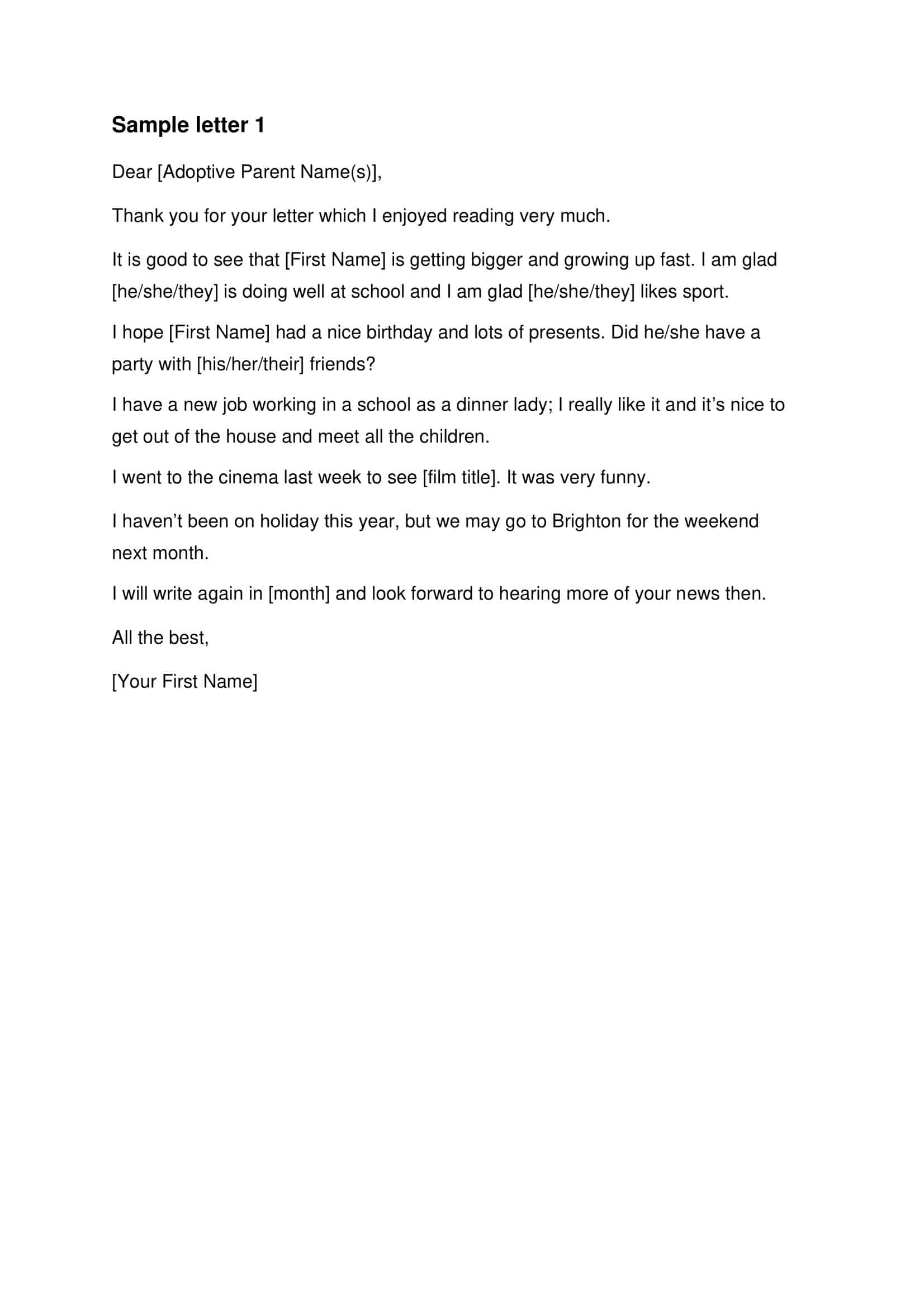 happy birthday letter template foldible happy birthday letter template foldible