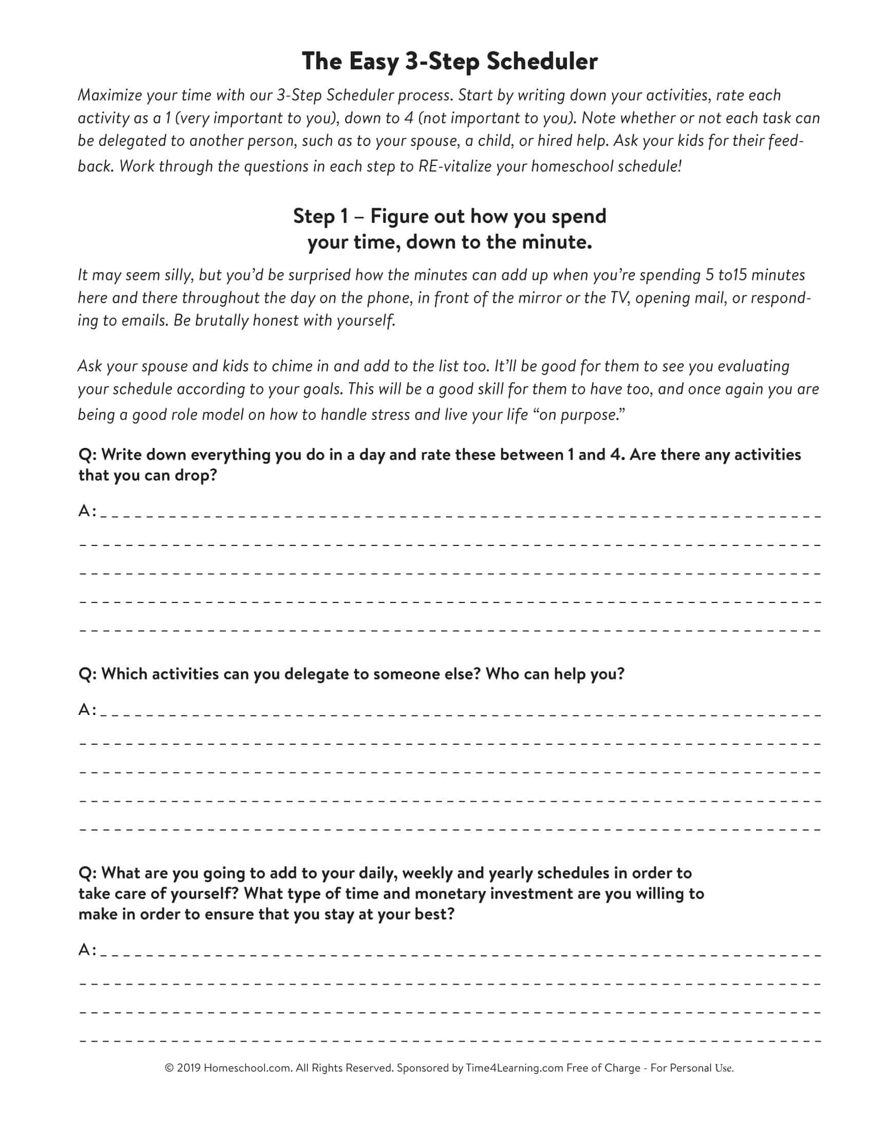 homeschool loop schedule template homeschool loop schedule template