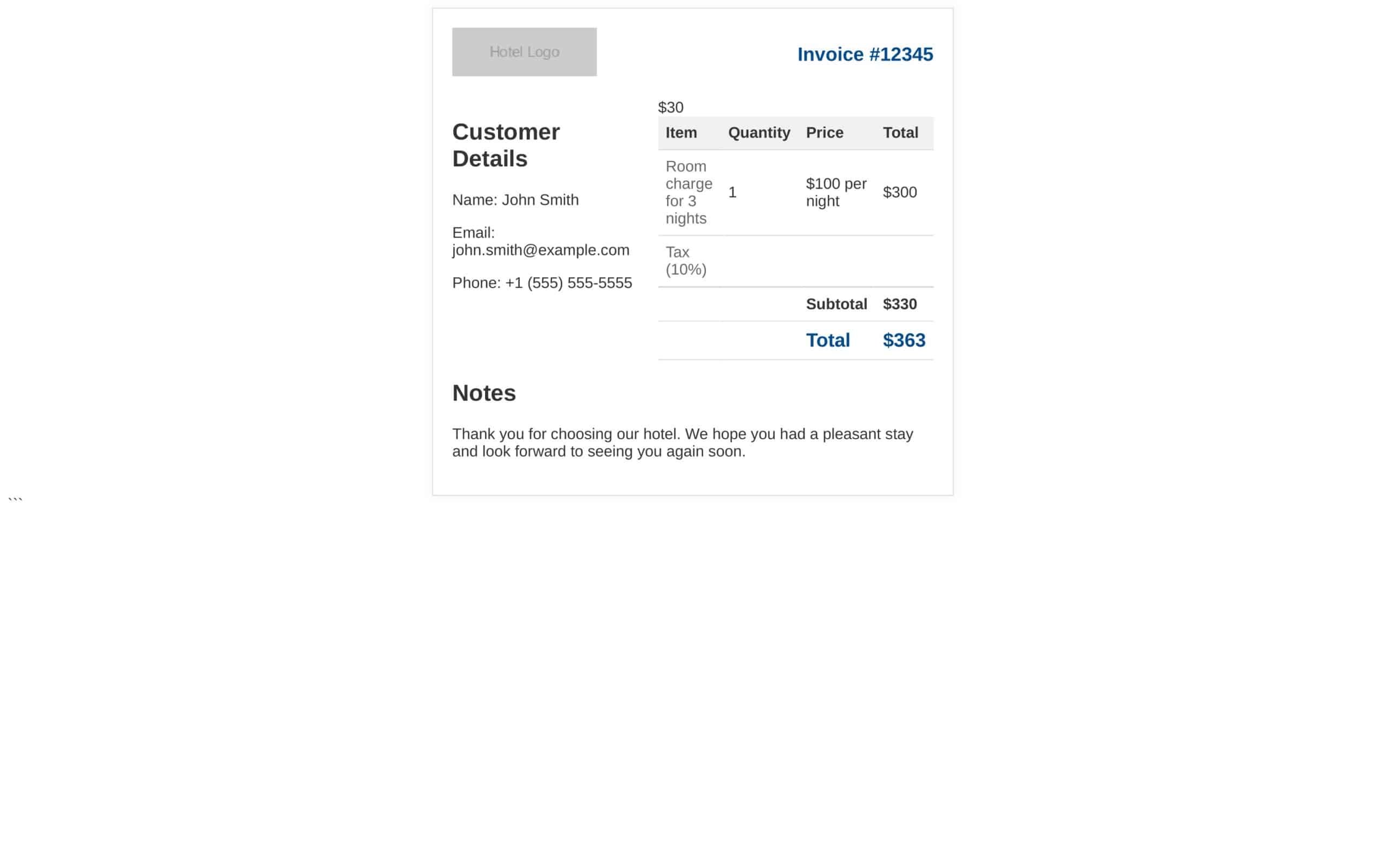 hotel deposit receipt hotel deposit receipt