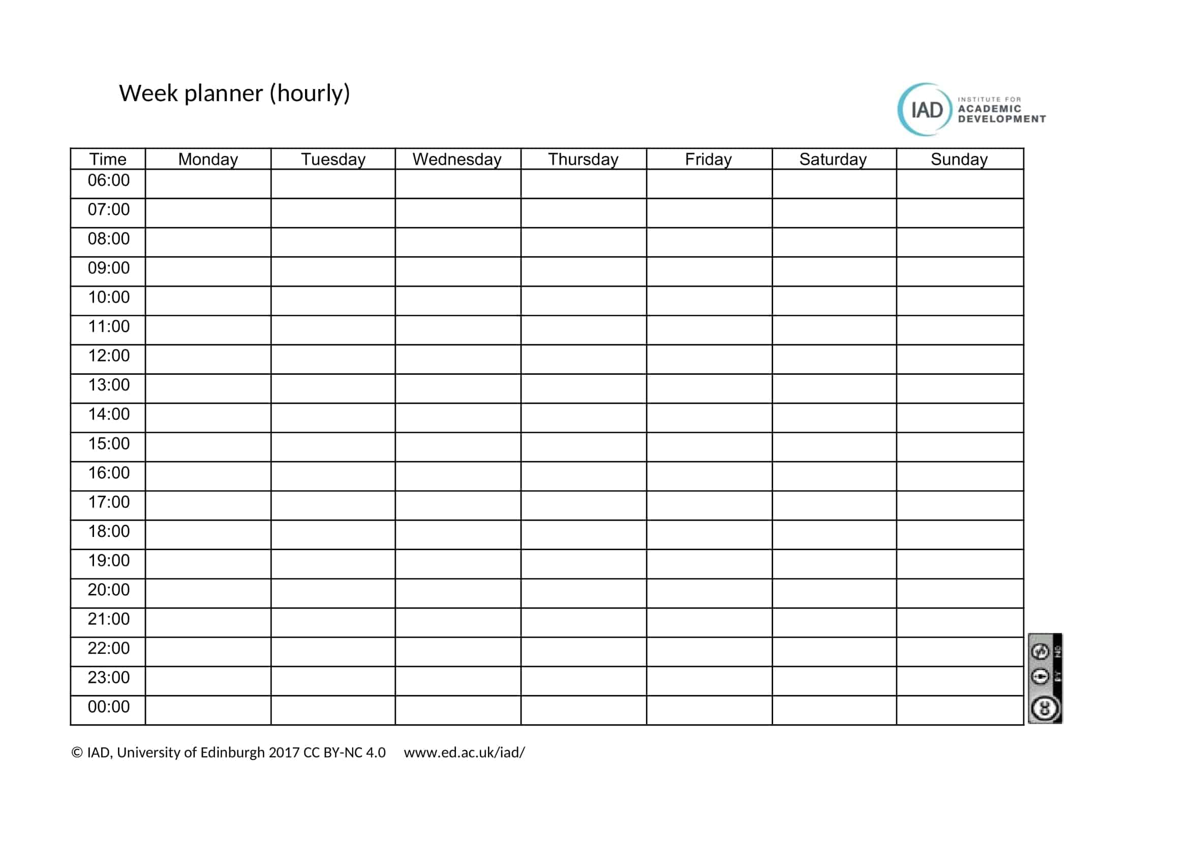 Free Printable Hourly Schedule Templates Excel PDF Word Weekly Free Printable Hourly Schedule Templates Excel PDF Word Weekly