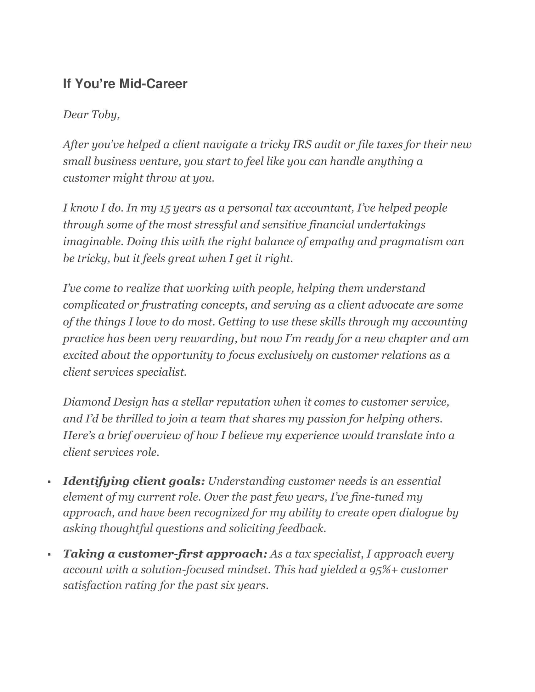 how to write a career change cover letter how to write a career change cover letter