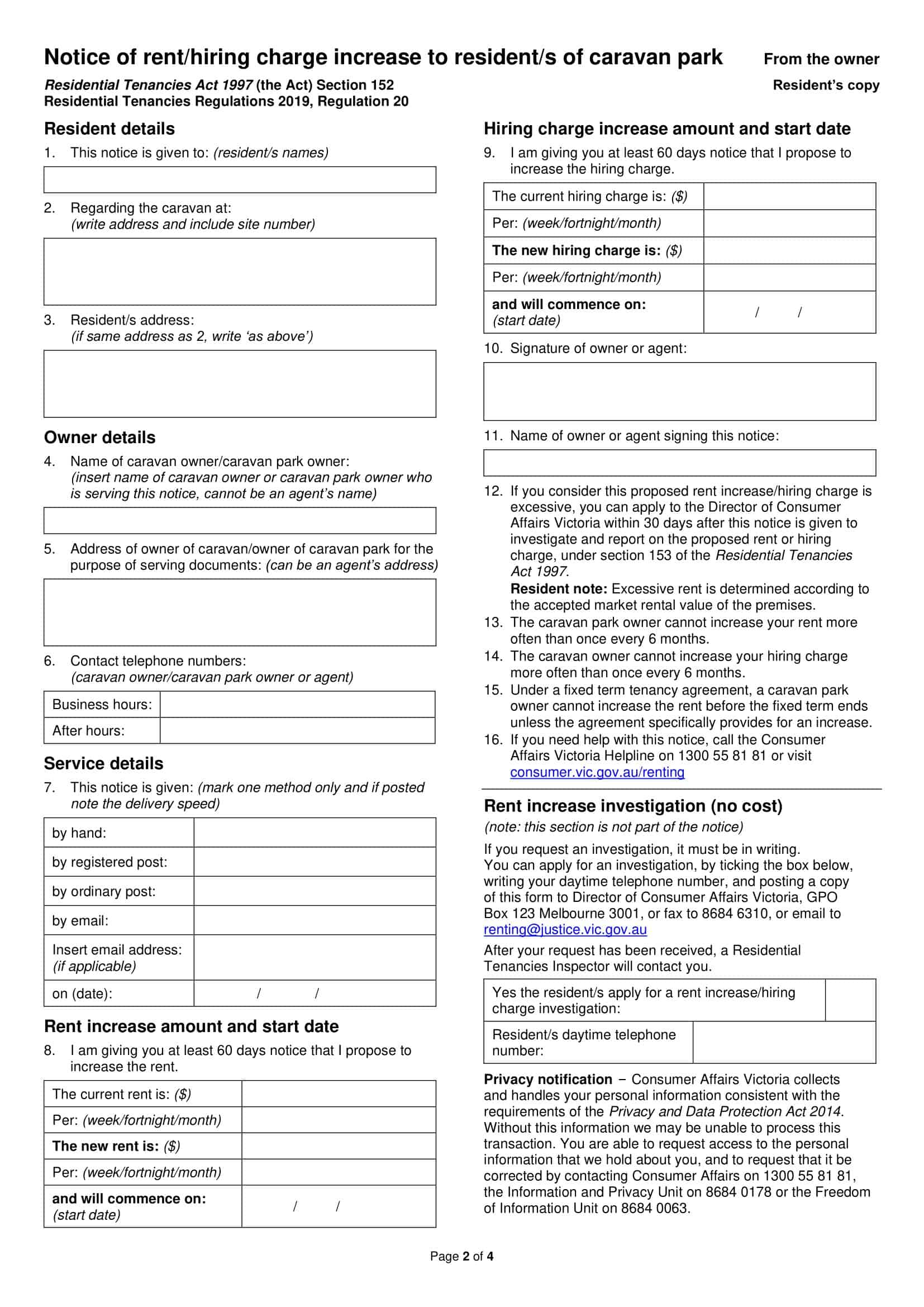 increase in rent letter template increase in rent letter template