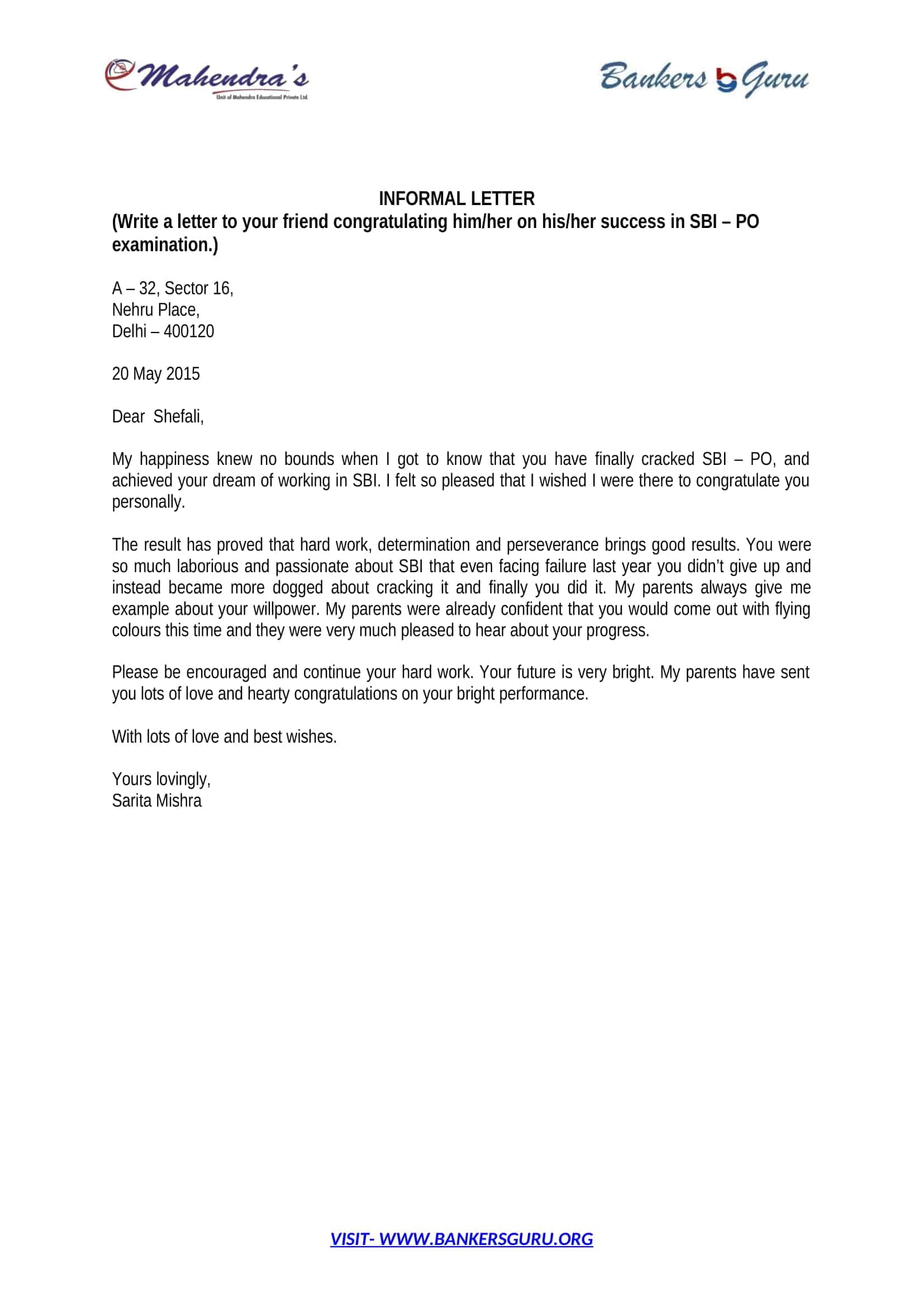 informal business letter template informal business letter template