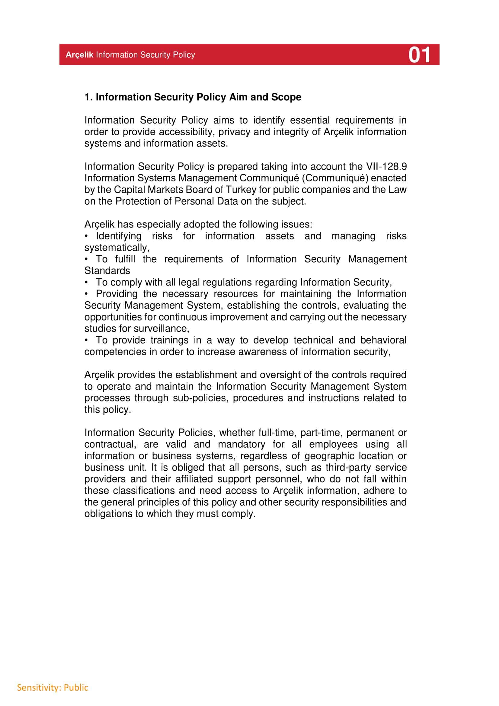 information security policy template information security policy template