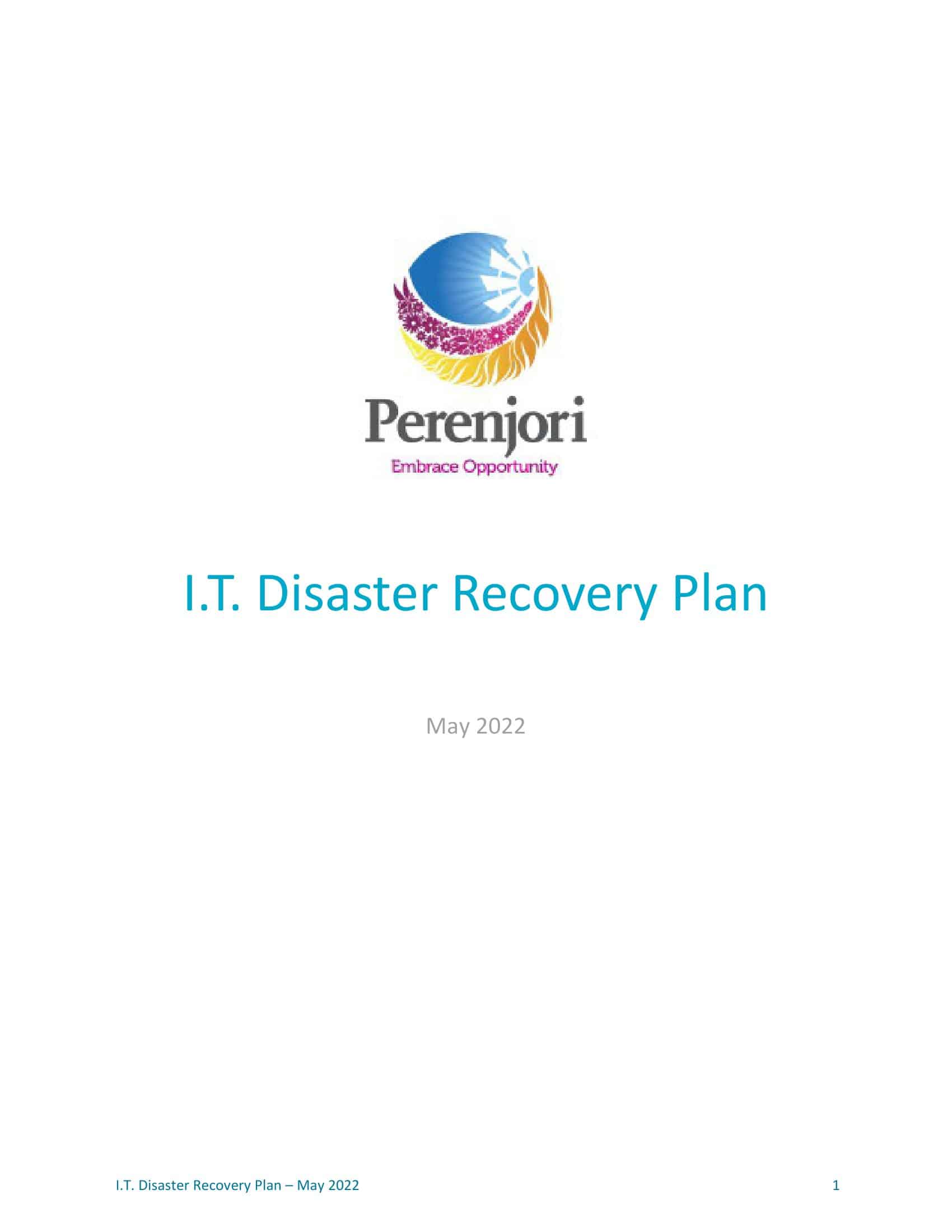 it disaster recovery plan template for free it disaster recovery plan template for free