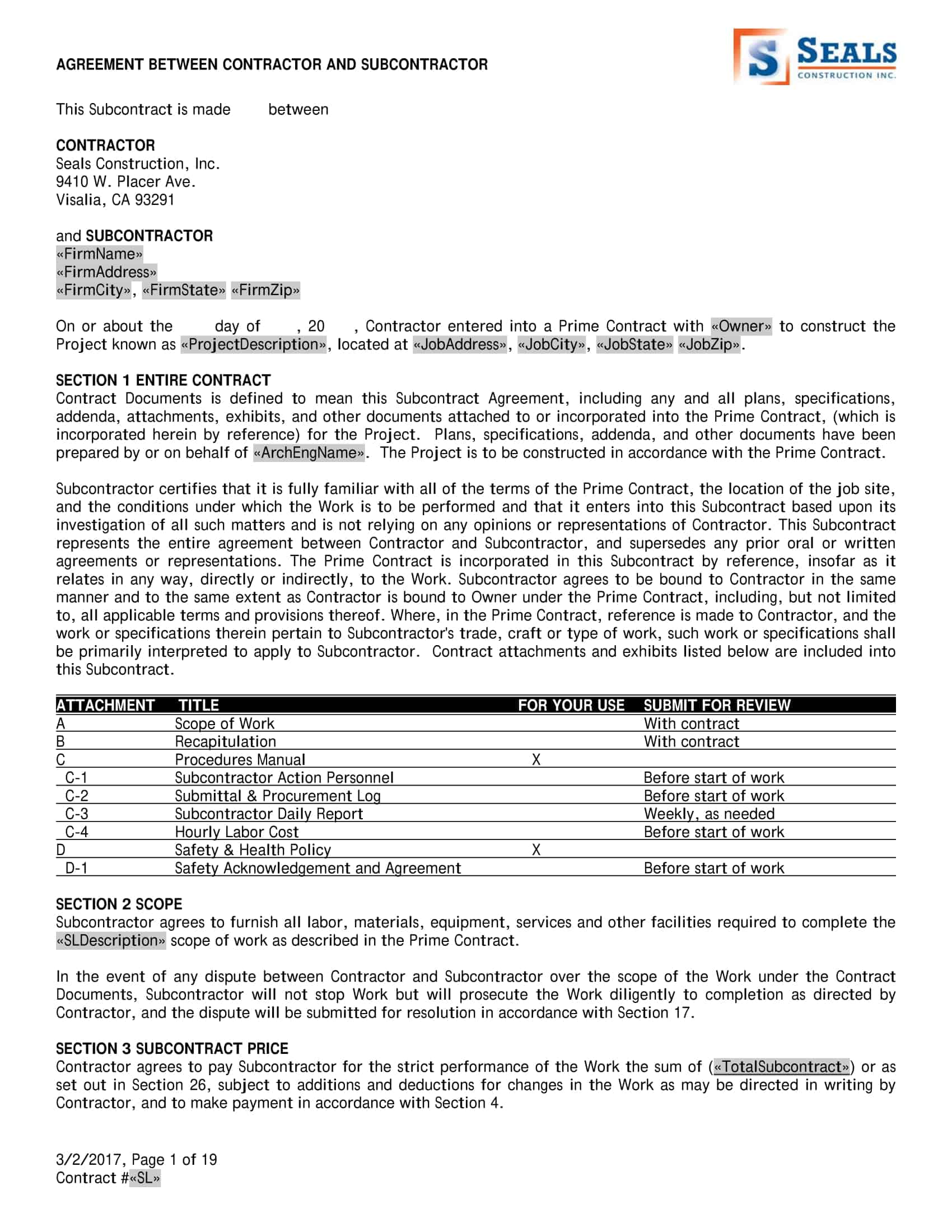 it subcontractor agreement it subcontractor agreement