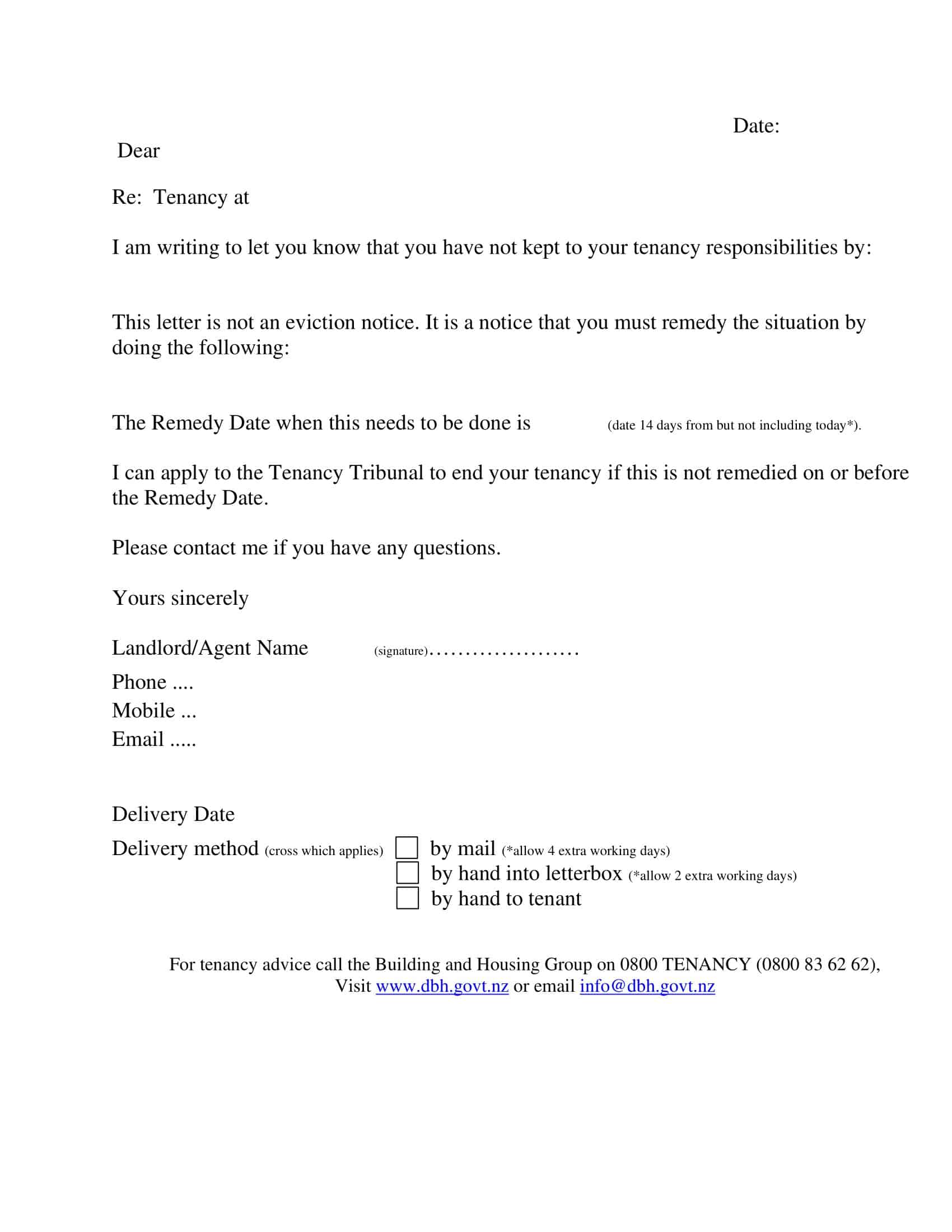 late on rent notice late on rent notice