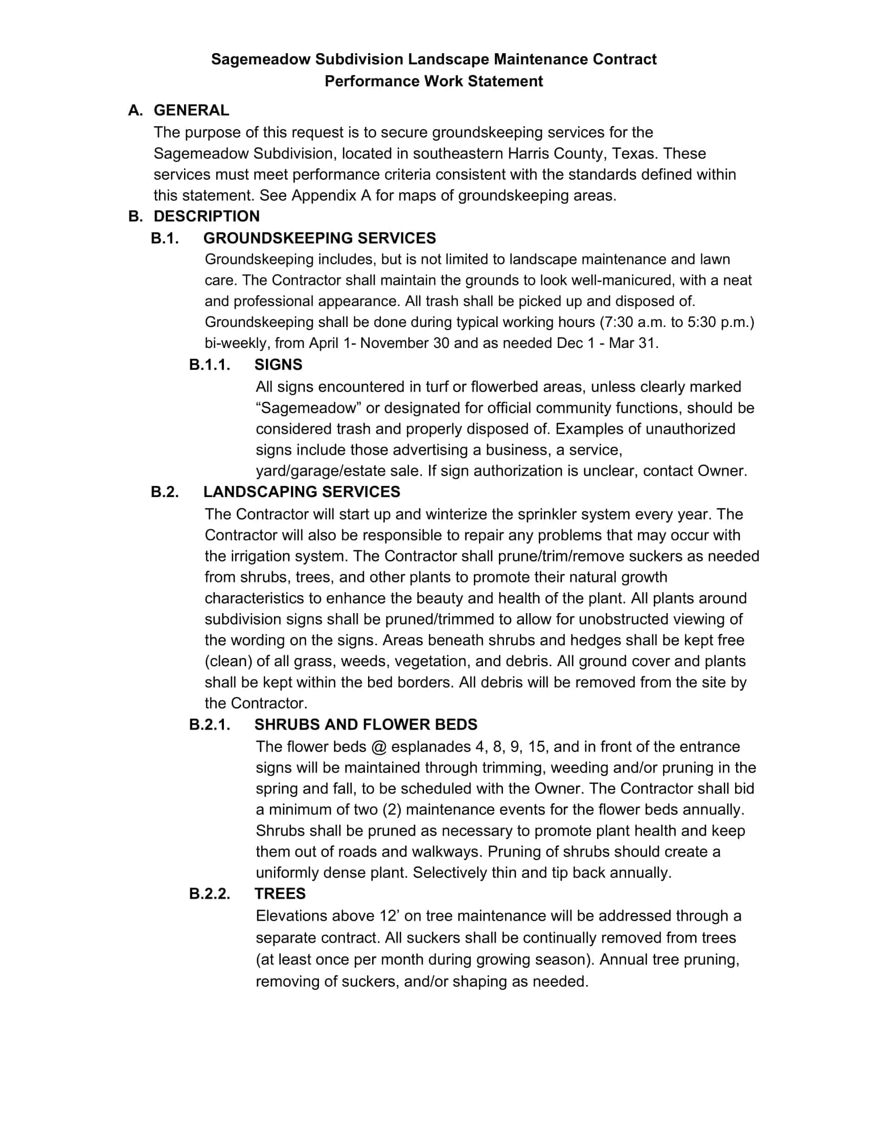 lawn care contract free lawn care contract free