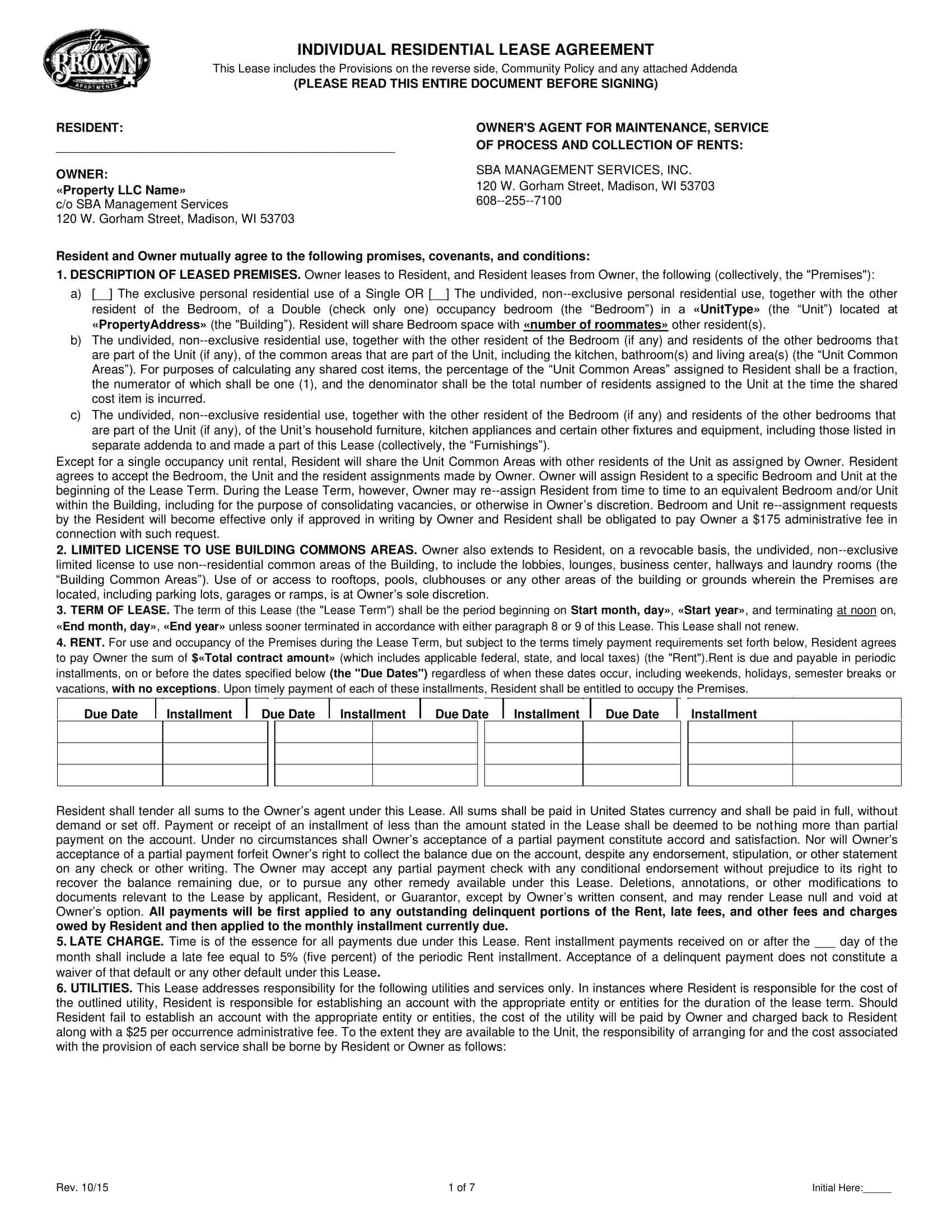lease agreement residential pdf lease agreement residential pdf