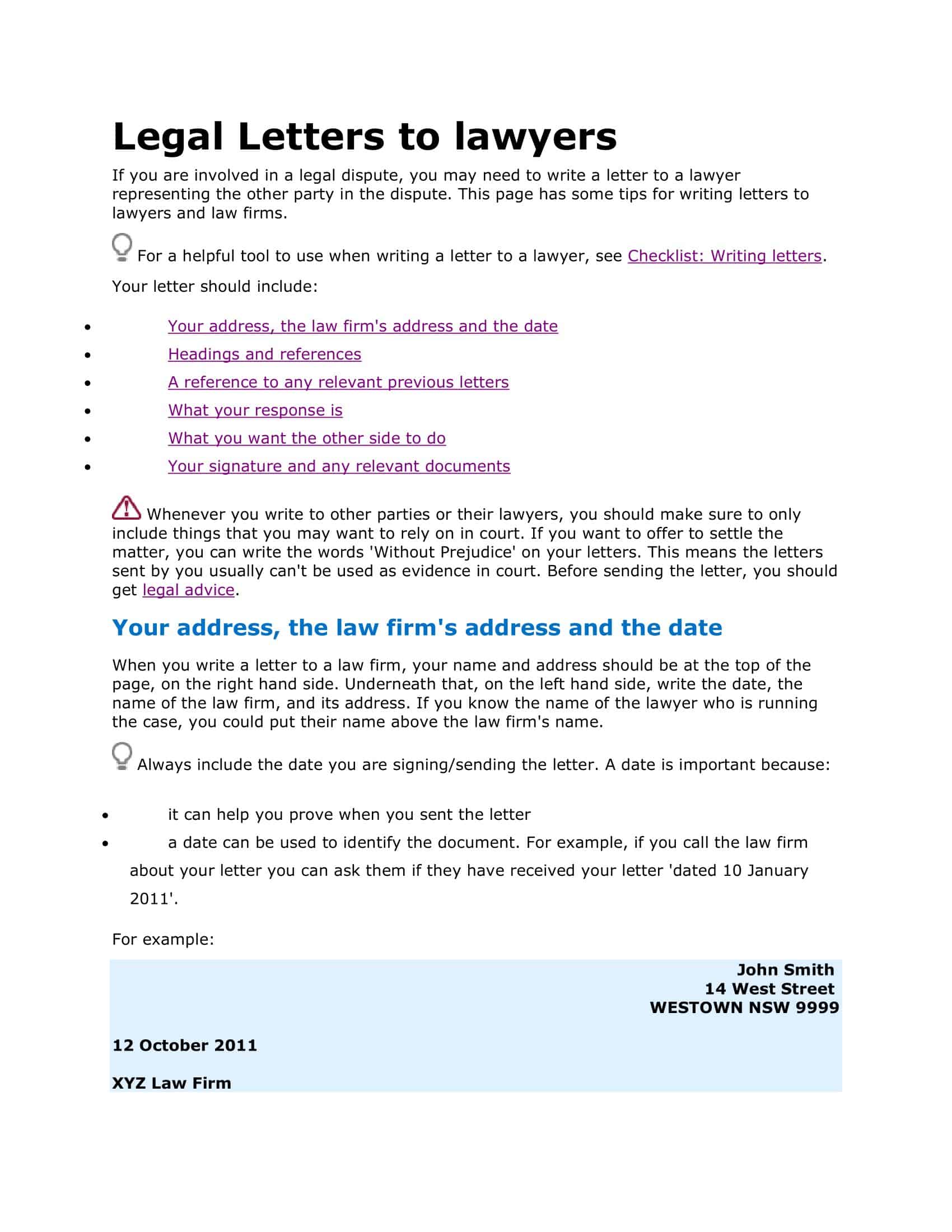 legal cover letter template legal cover letter template